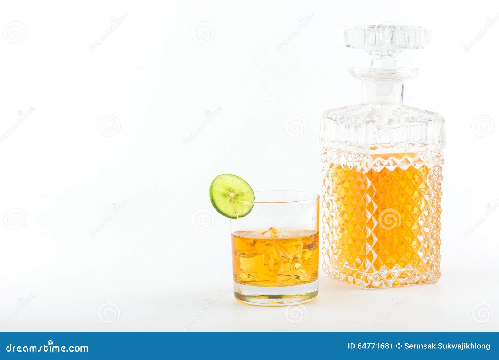 Download Glass And Bottle Of Whiskey Stock Image Image Of Amber Brown 64771681 Yellowimages Mockups