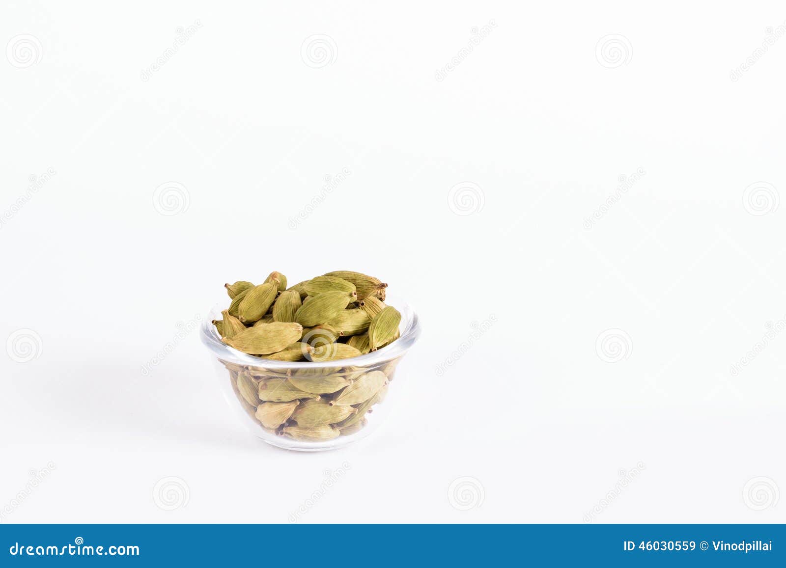 Glass Bowl with Cardamom stock image. Image of studio - 46030559