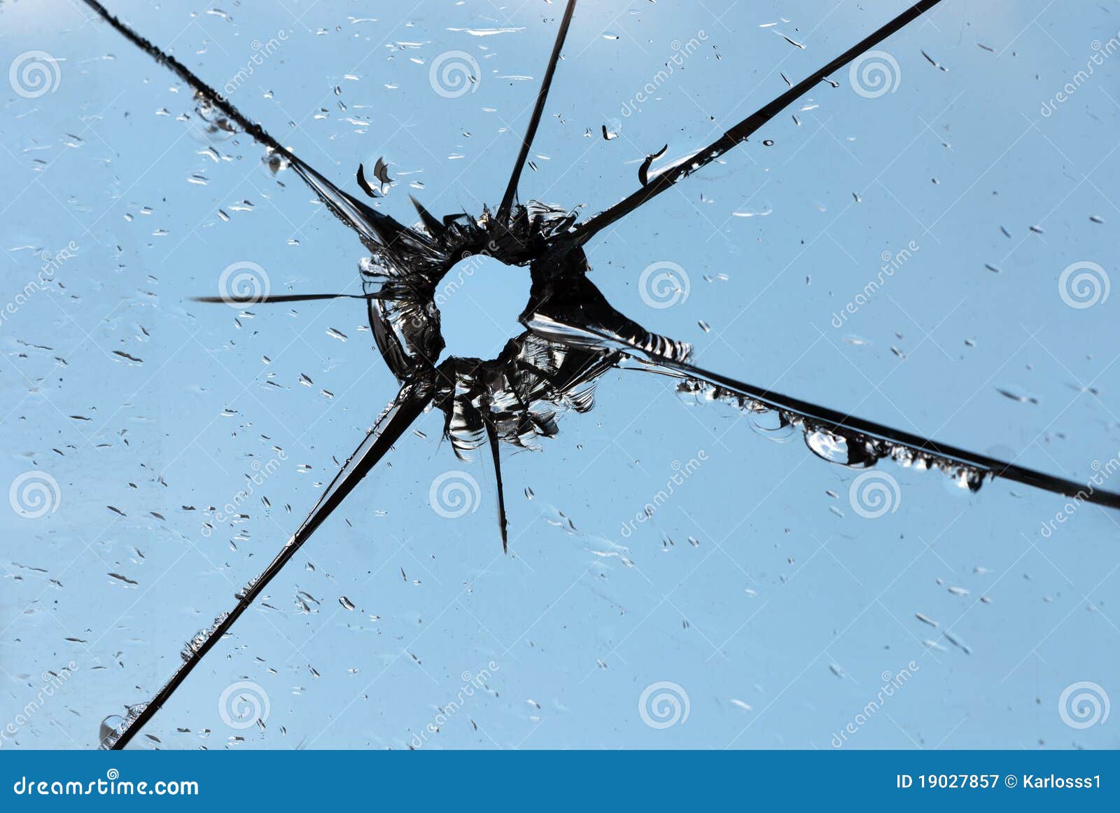 Glass break stock image. Image of crushed, burst, glass 19027857