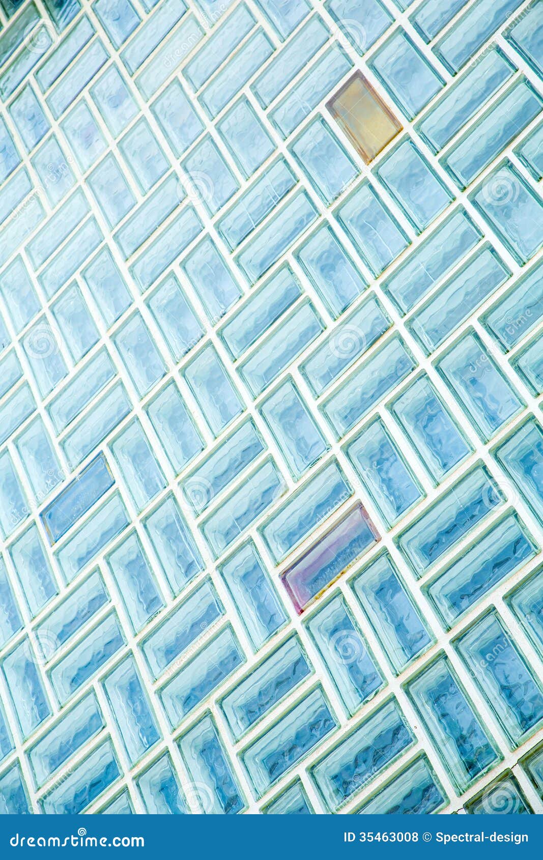 Glass brick wall stock photo. Image of interior, home 35463008