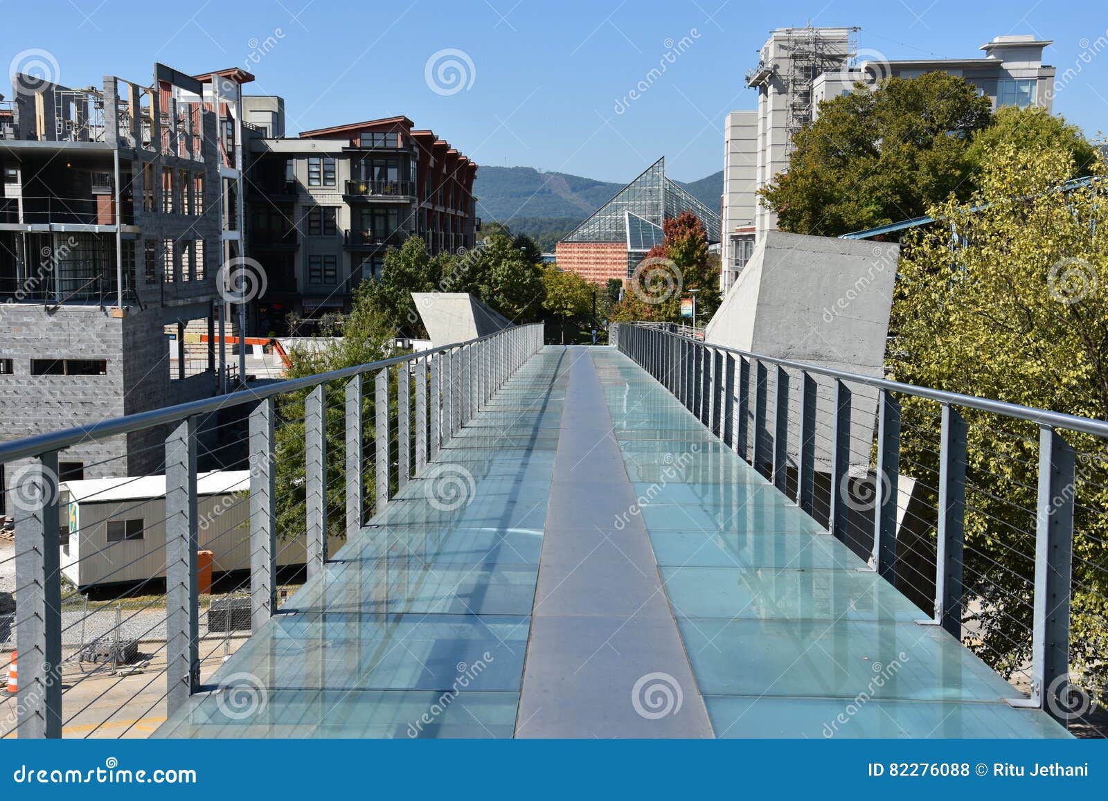 Glass Bridge in Chattanooga, Tennessee Stock Photo Image of