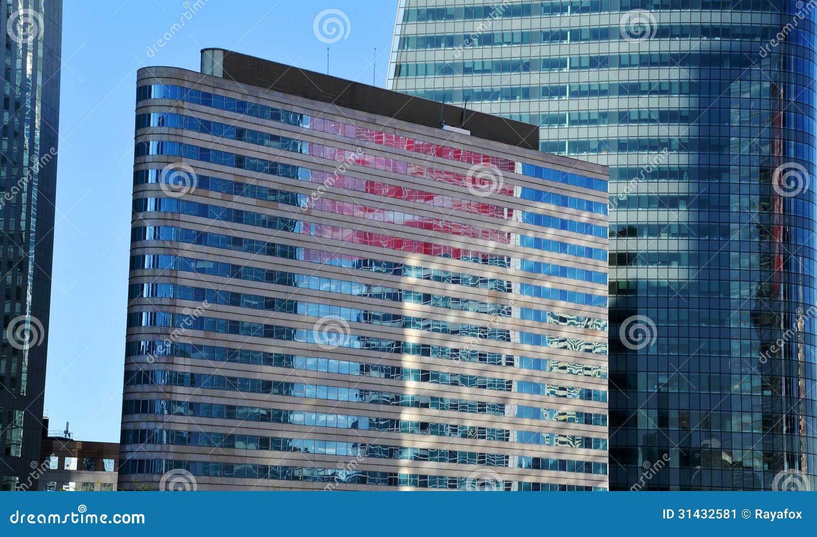 Glass building in Paris stock image. Image of paris, construction