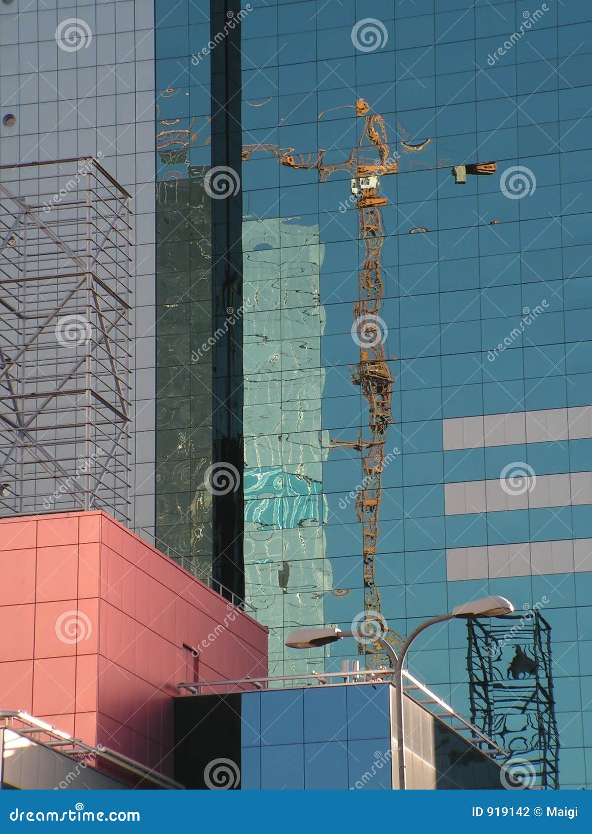 glass building reflections