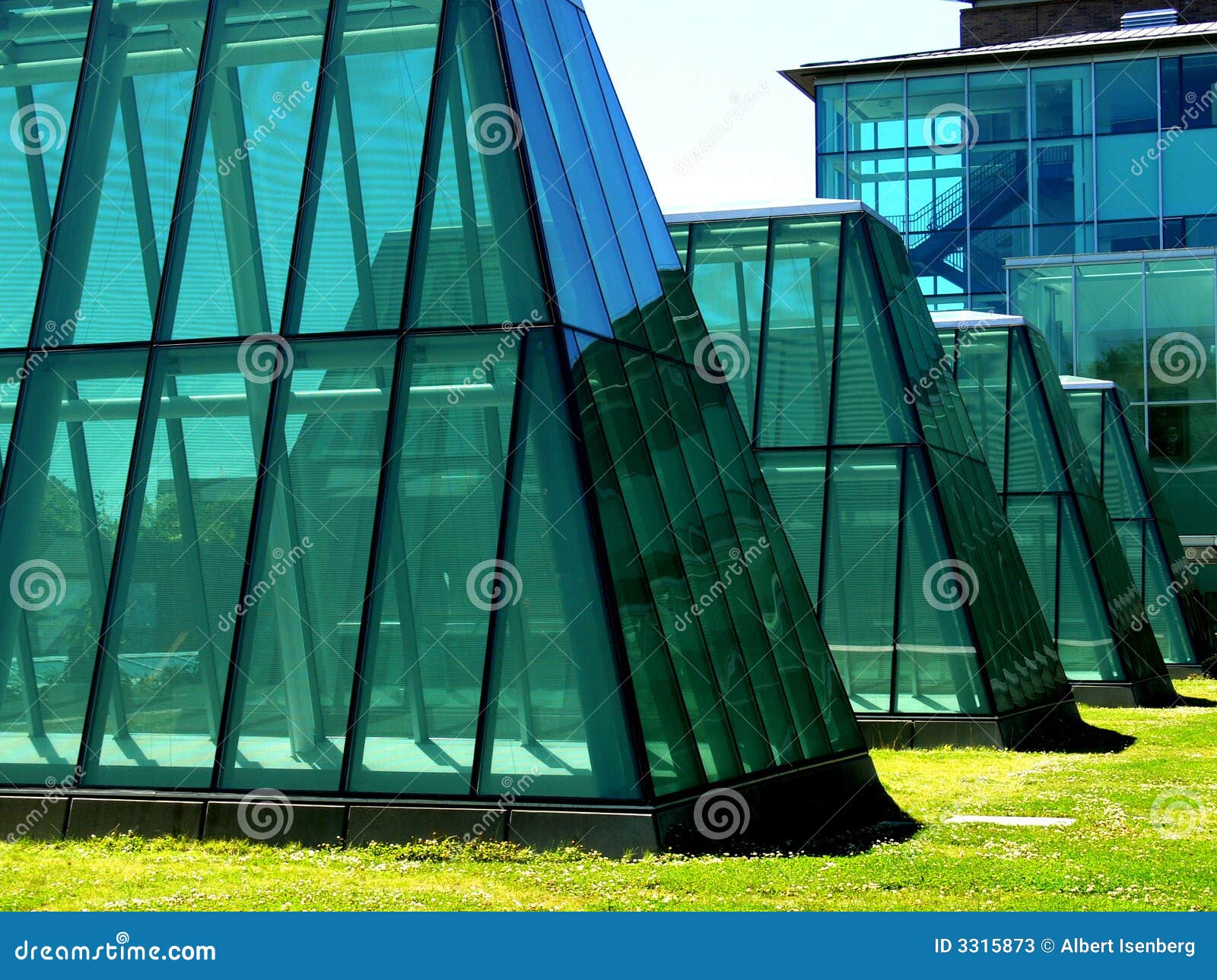 Glass Buildings stock image. Image of shapes, wall, window 3315873