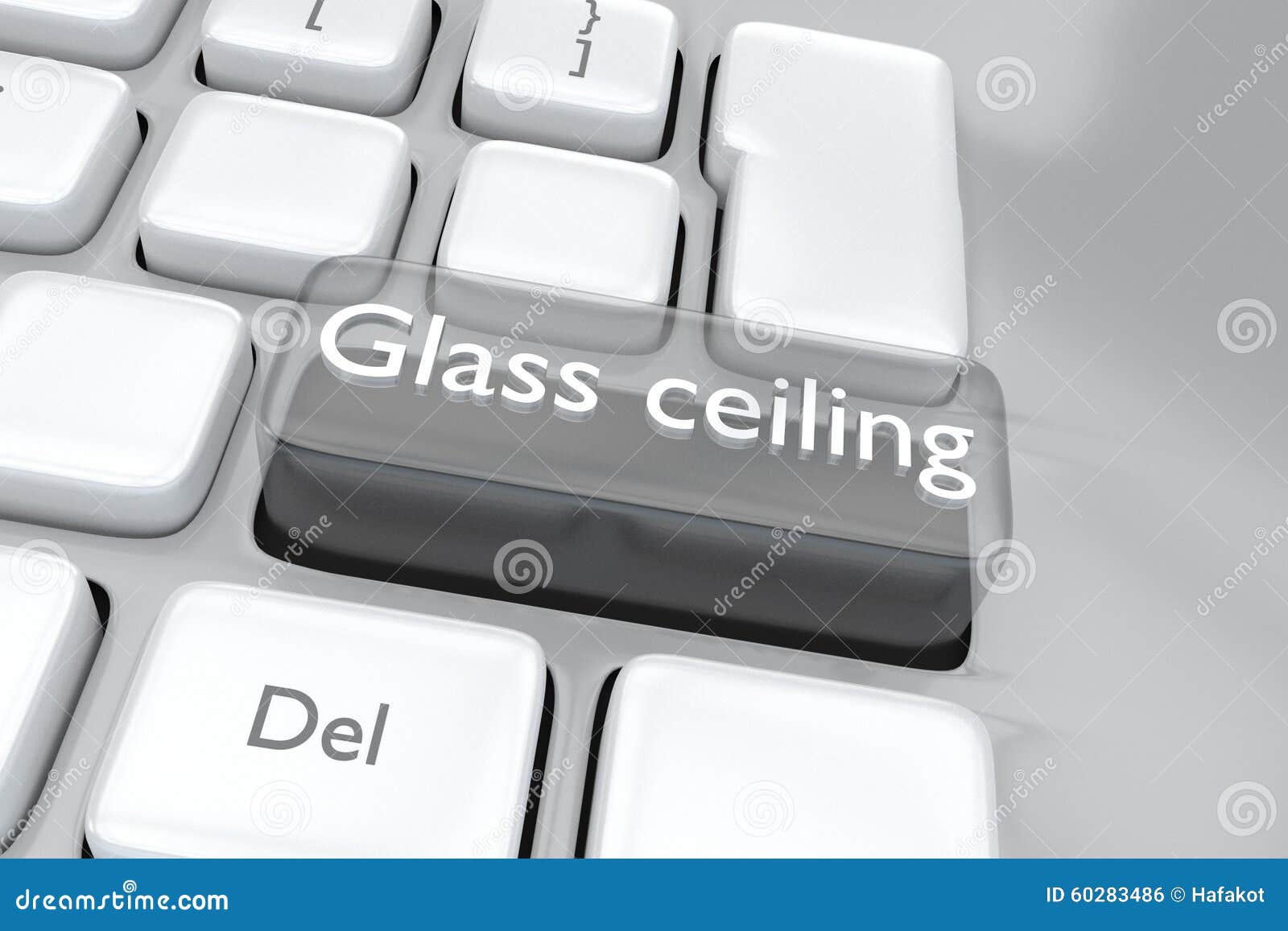 Glass Ceiling Concept Stock Illustration Illustration Of Rights