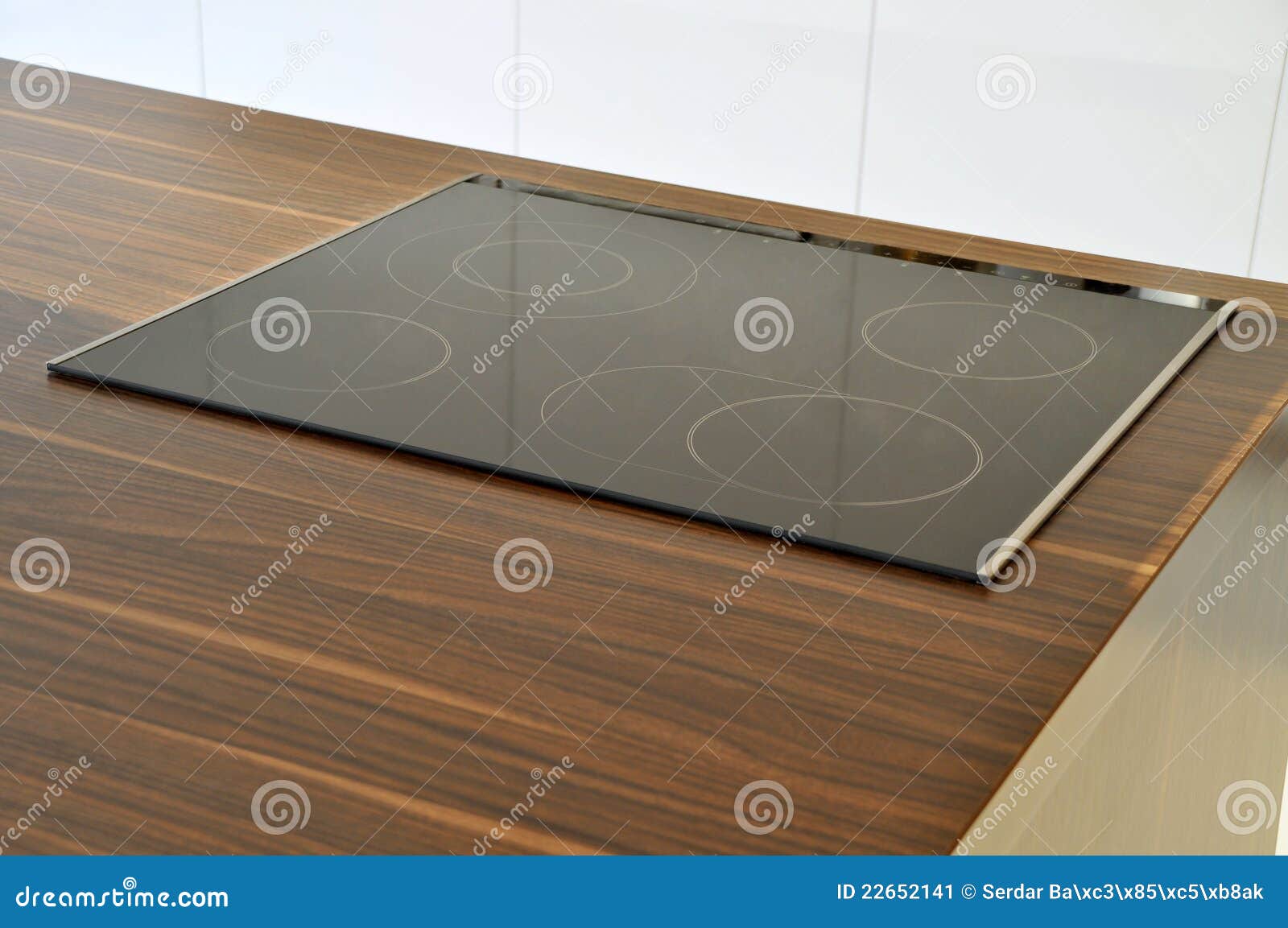 Glass ceramic cooker stock image. Image of countertop 22652141