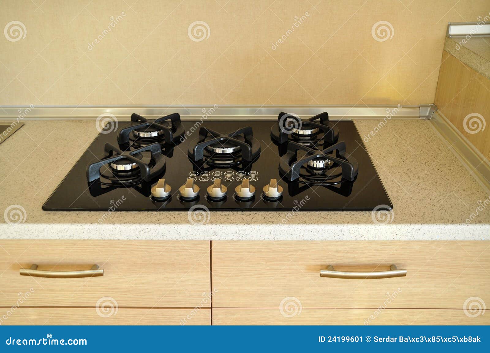 Glass ceramic cooker stock image. Image of grilles, control 24199601