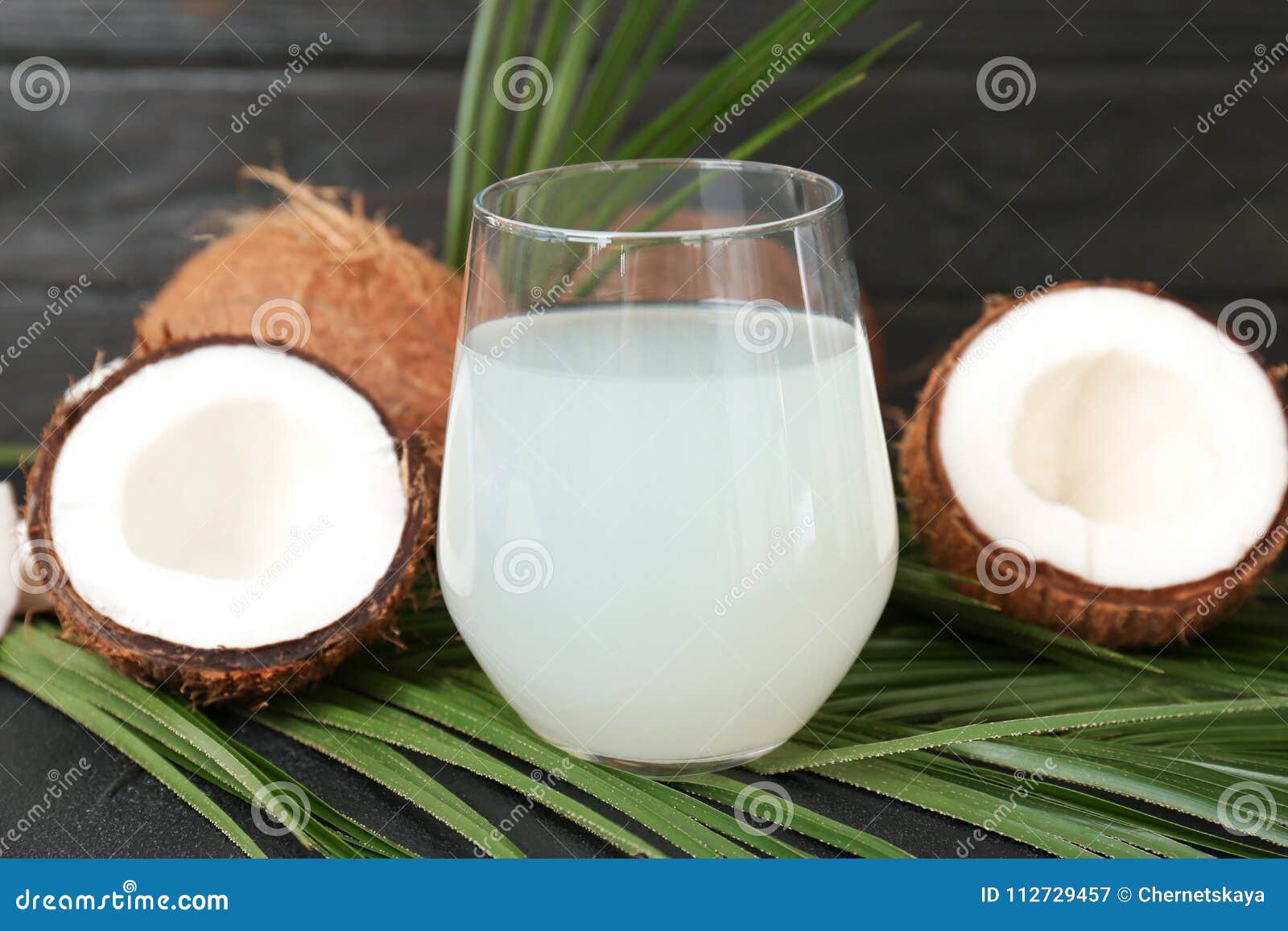 Glass of coconut water stock image. Image of food, tasty 112729457