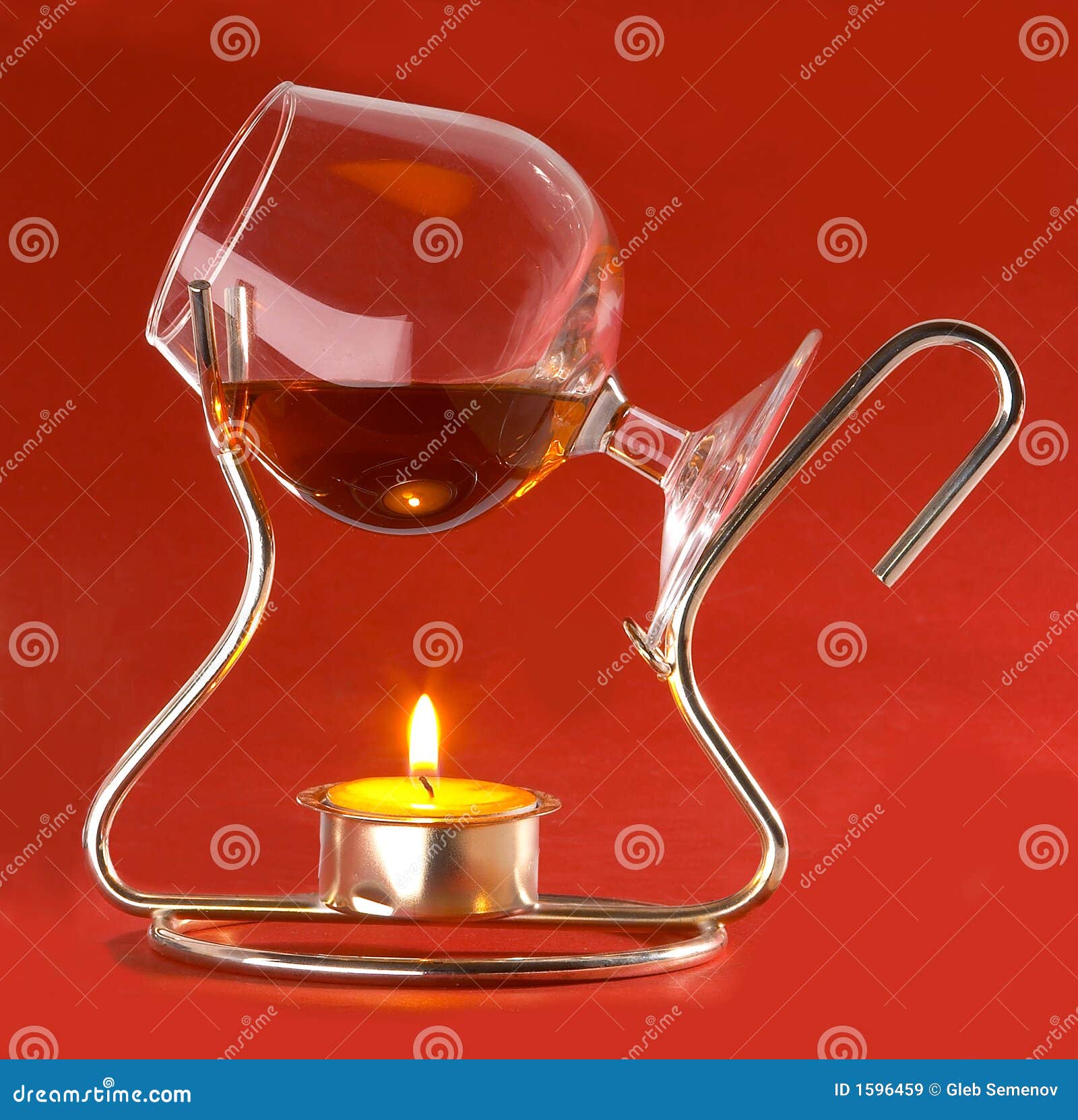 Download Glass With Cognac And Candles Stock Image Image Of Orange Light 1596459 Yellowimages Mockups