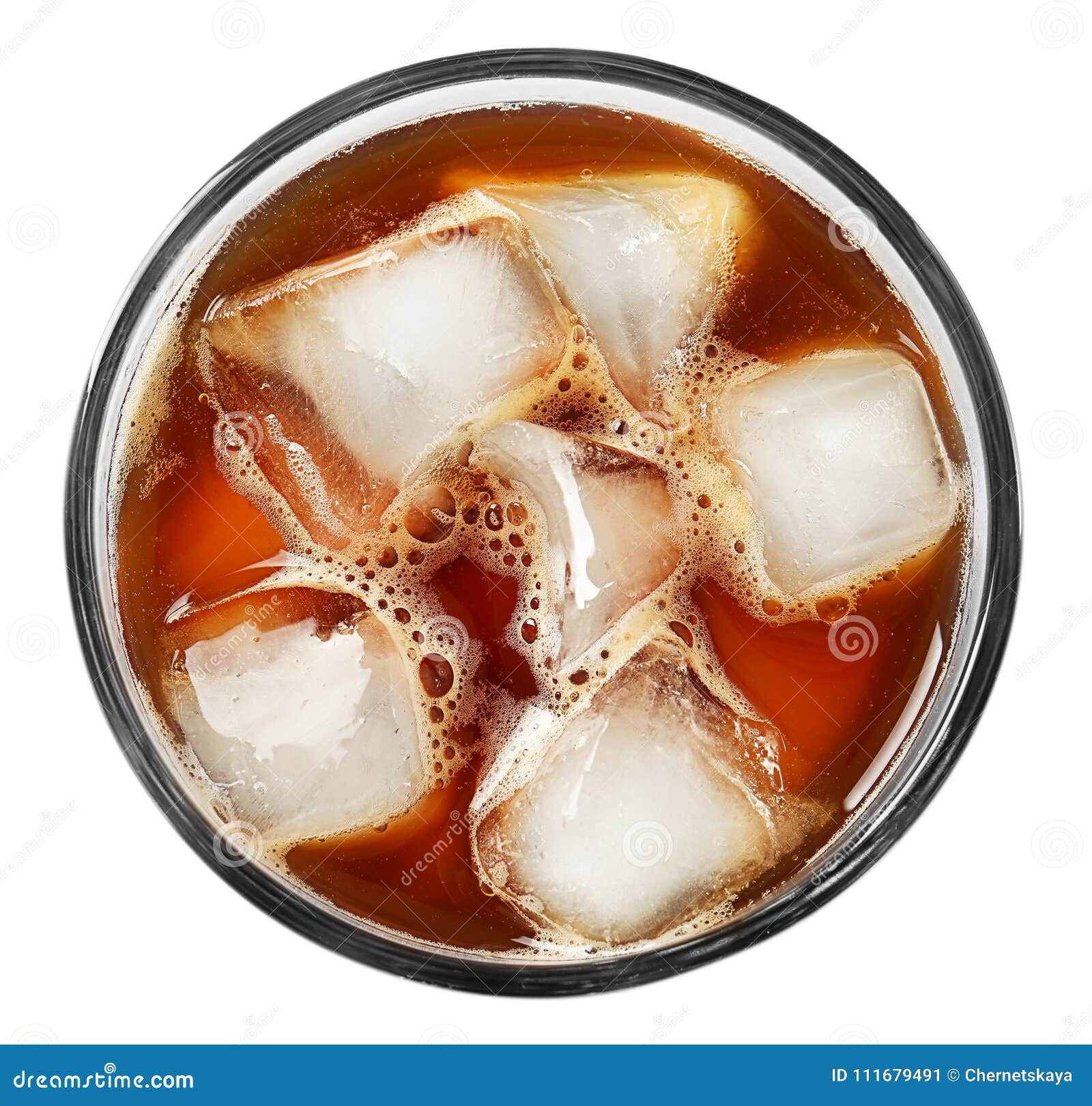 Glass With Cold Brew Coffee Stock Image Image of brew, iced 111679491