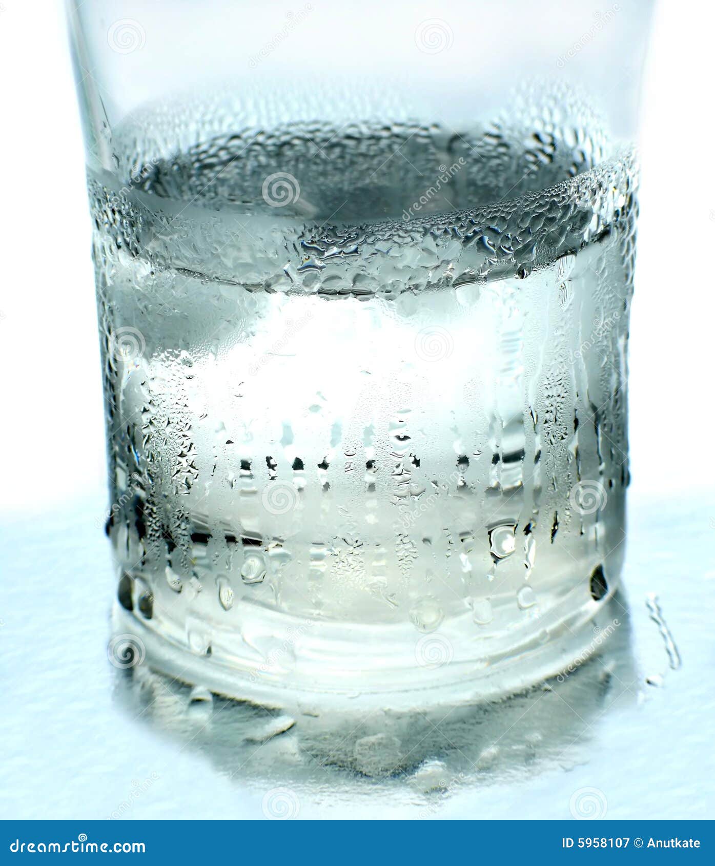 Glass of cold water stock image. Image of small, clear 5958107