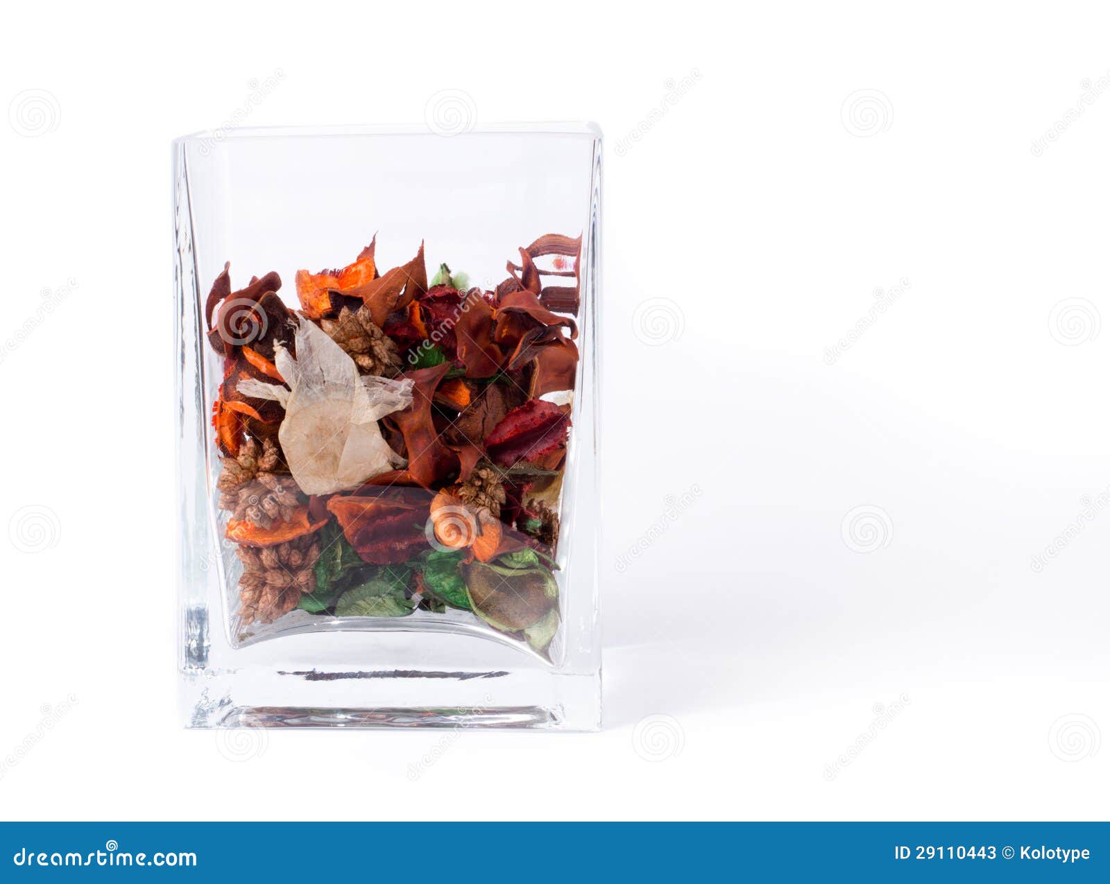 Glass Container of Potpourri Stock Image Image of dried, nature 29110443