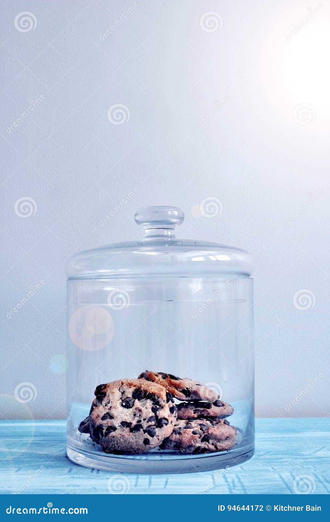 Glass Cookie Jar stock photo. Image of snack, stacked 94644172
