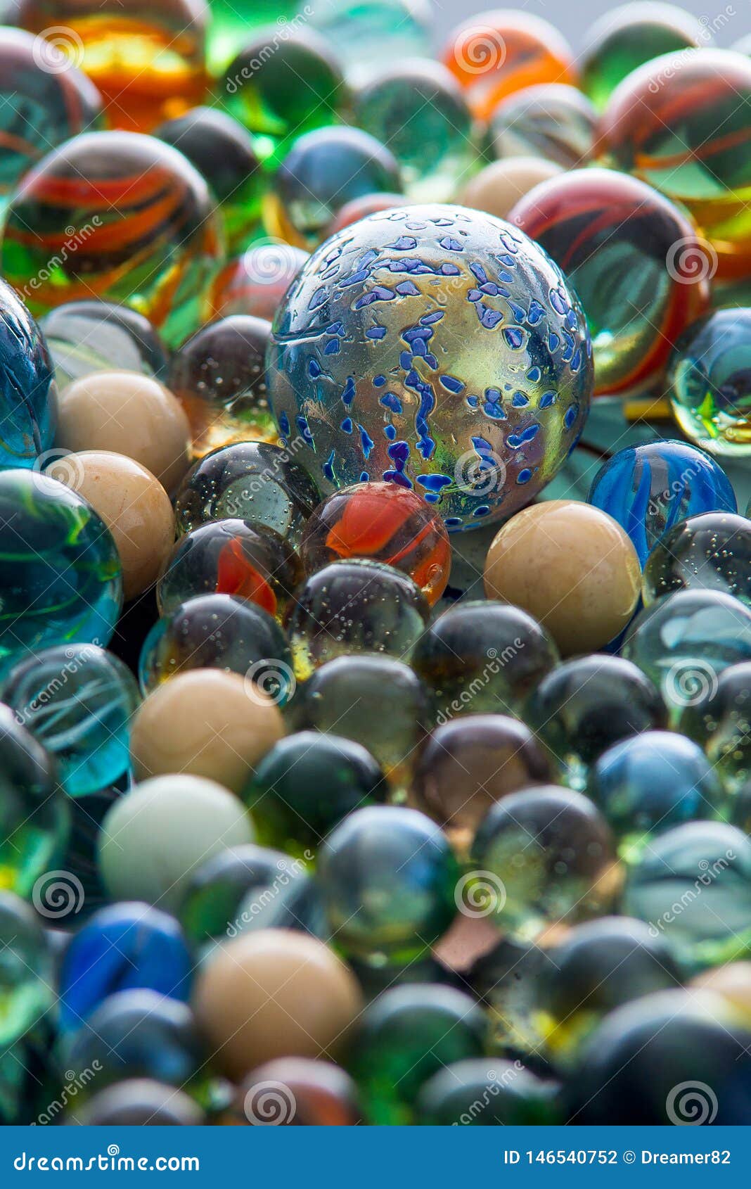 Glass, Crystal Marbles. Reflection on Glass. Stock Photo Image of joking, marbling 146540752