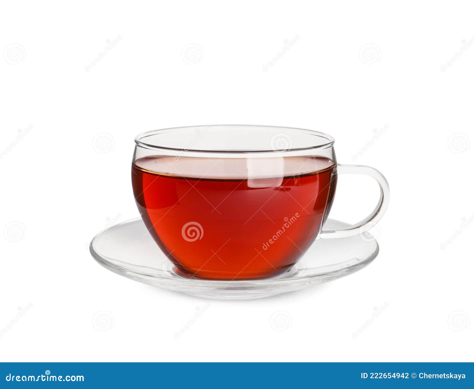 Glass Cup of Freshly Brewed Tea on White Stock Photo Image of black