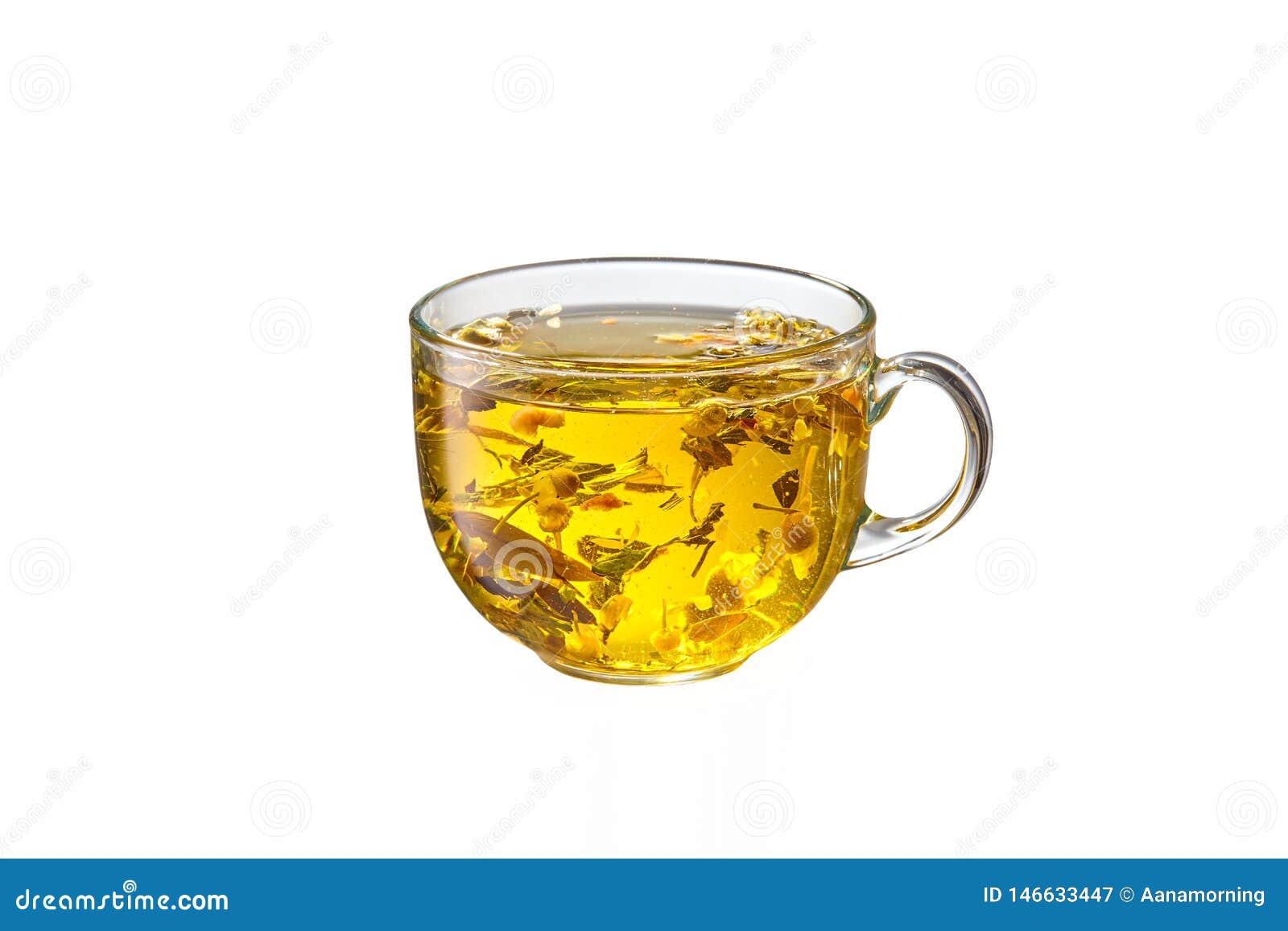 Glass cup with herbal tea stock image. Image of transparent 146633447