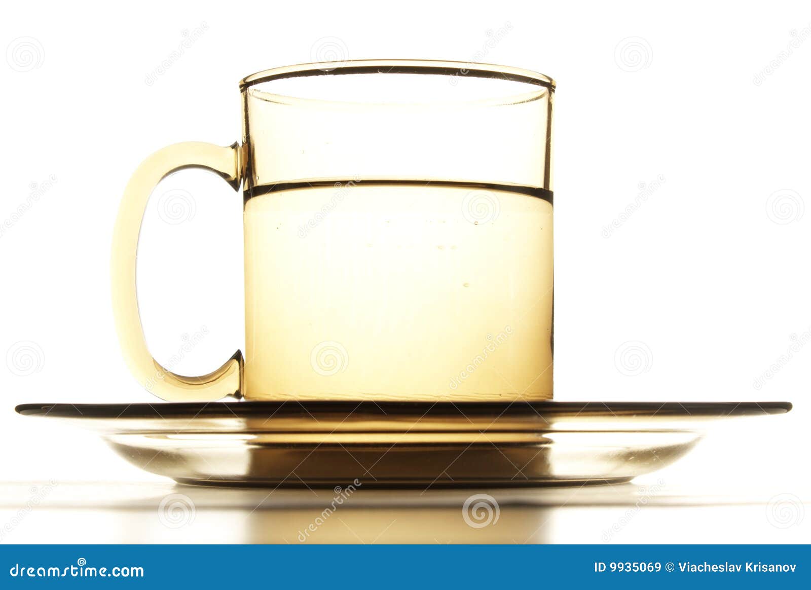 Glass cup with water stock image. Image of light, beverage 9935069