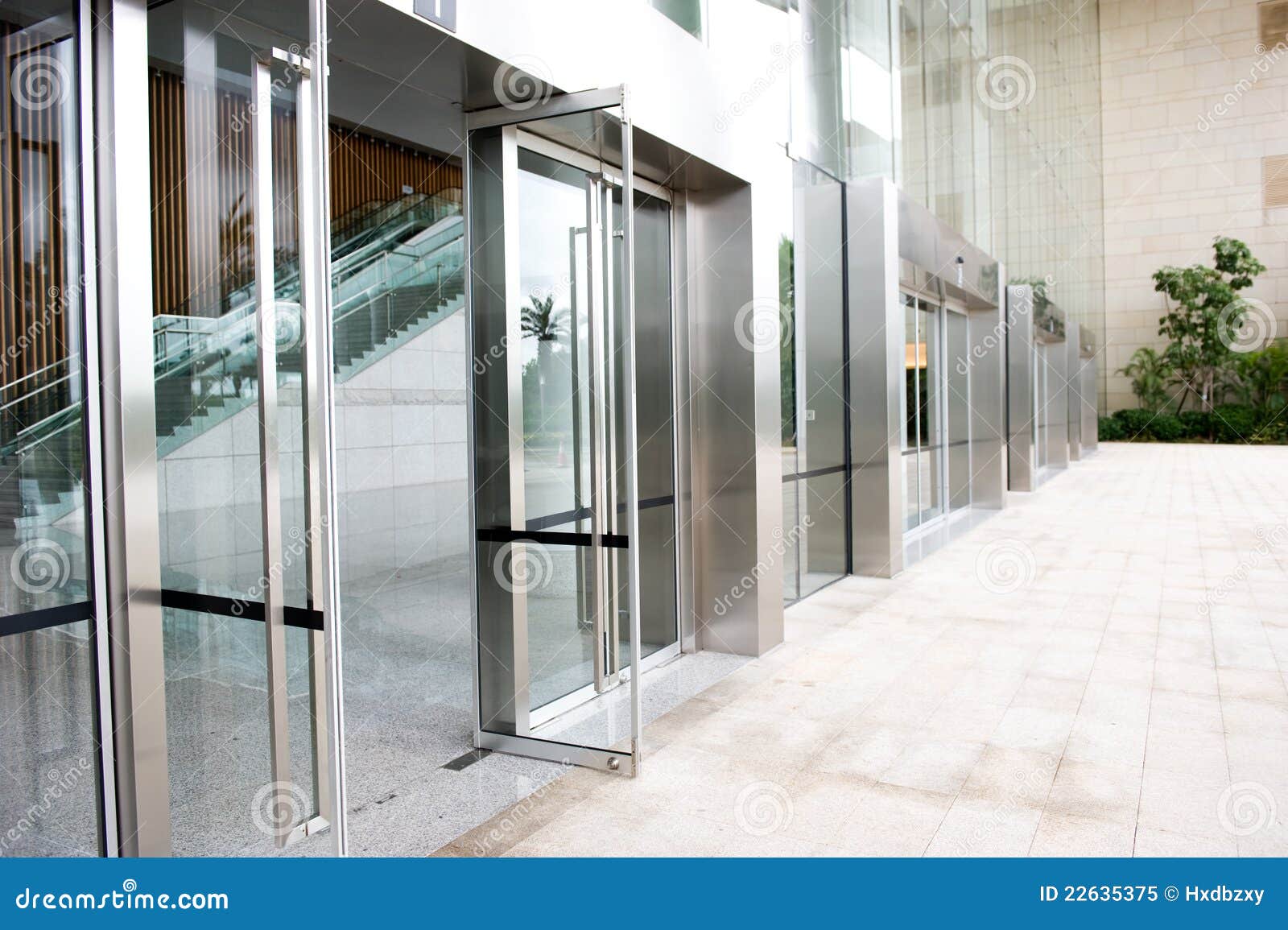Glass door stock image. Image of architecture, closeup 22635375