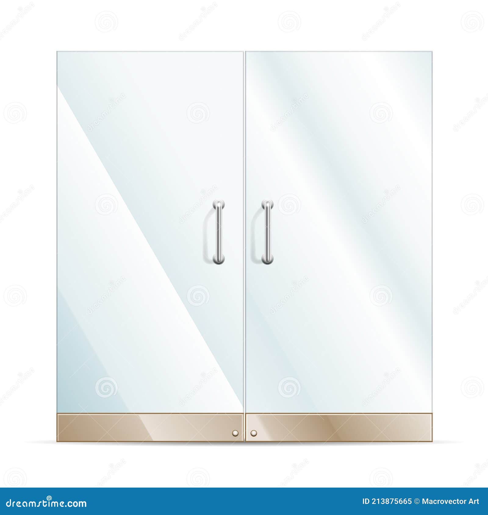 Glass Door Design Vector Illustration Stock Vector Illustration of