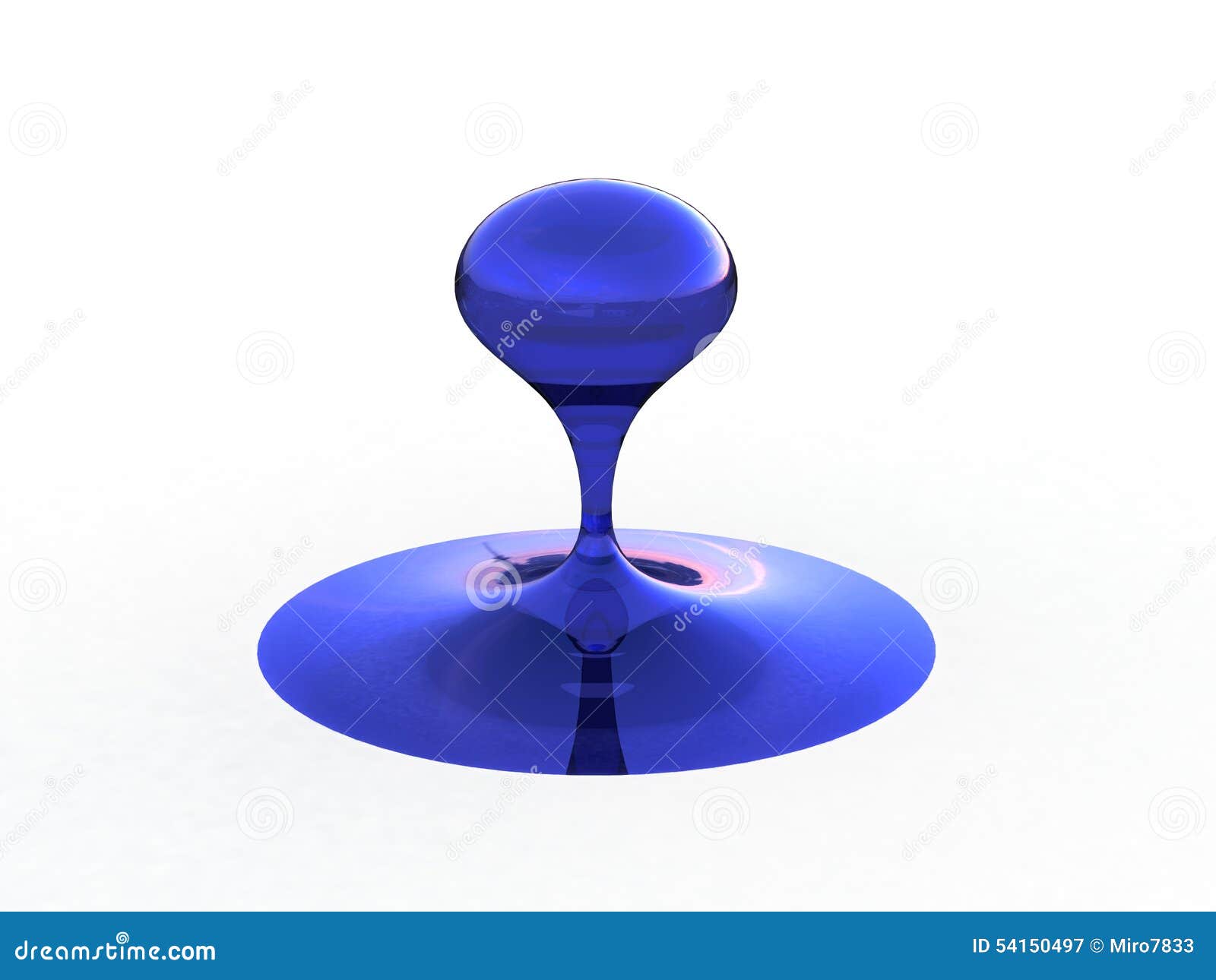 Glass drop stock illustration. Illustration of closeup 54150497