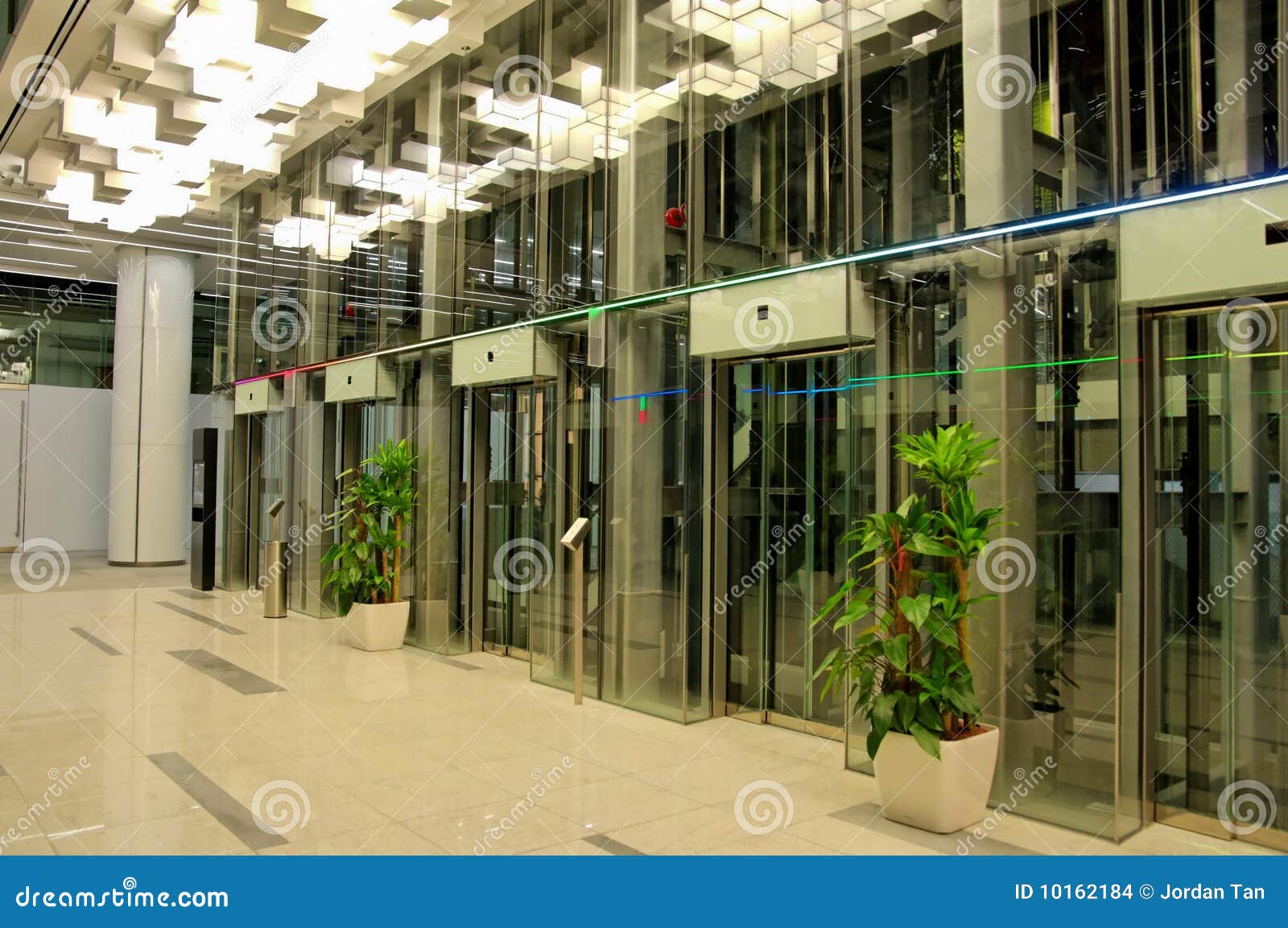 Glass Elevators In New Shopping Mall Stock Images Image 10162184