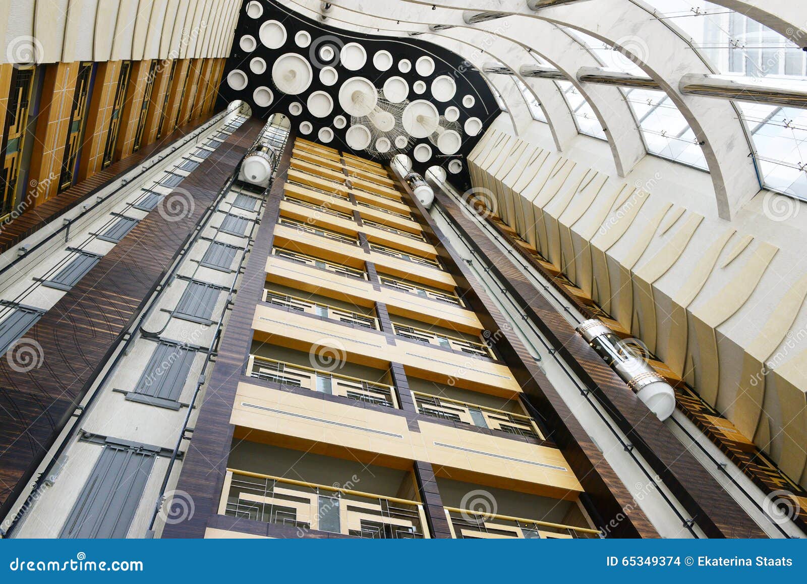 Glass elevators editorial stock image. Image of indoor 65349374