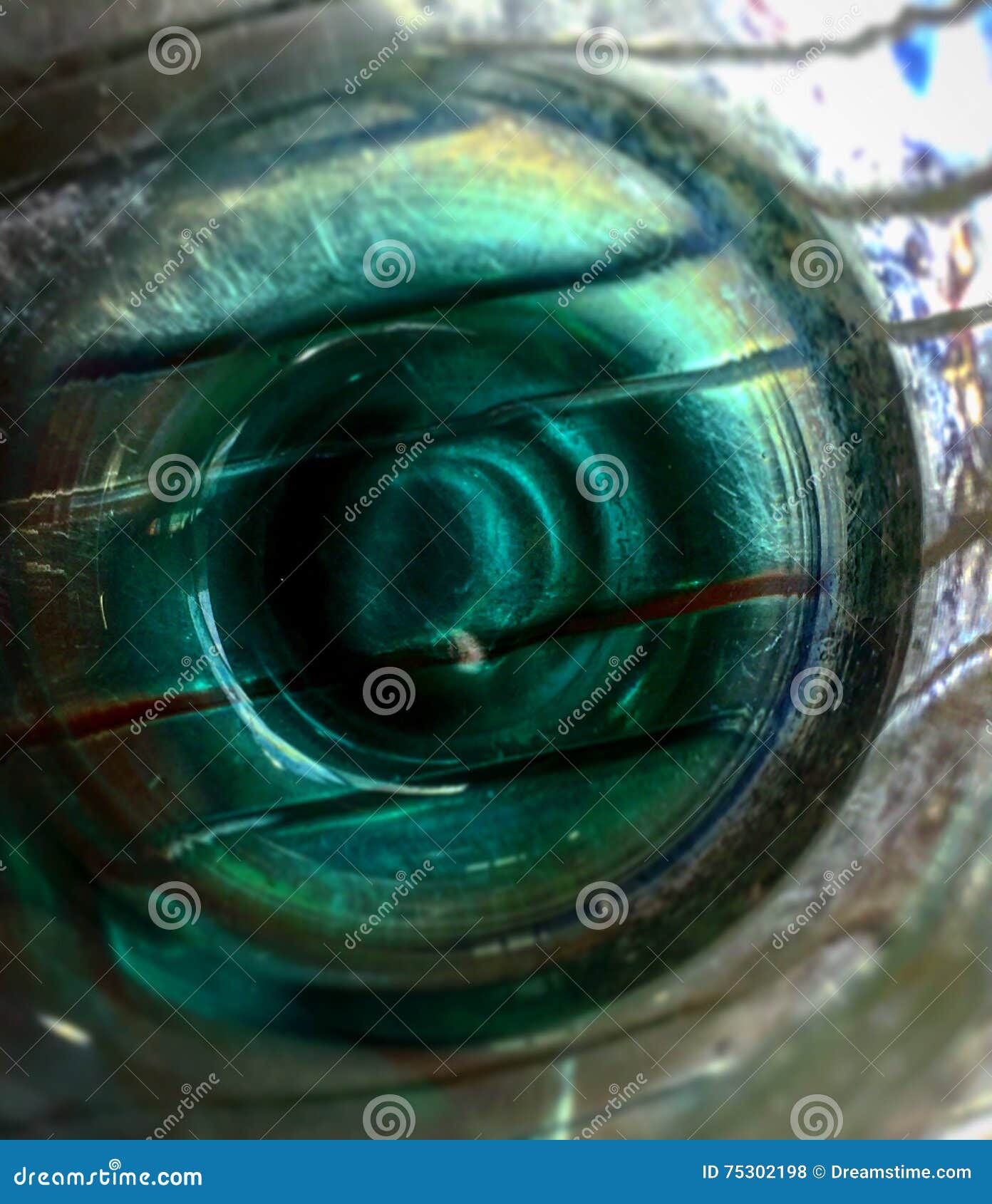 Glass eye stock photo. Image of abstract, pattern, glass 75302198