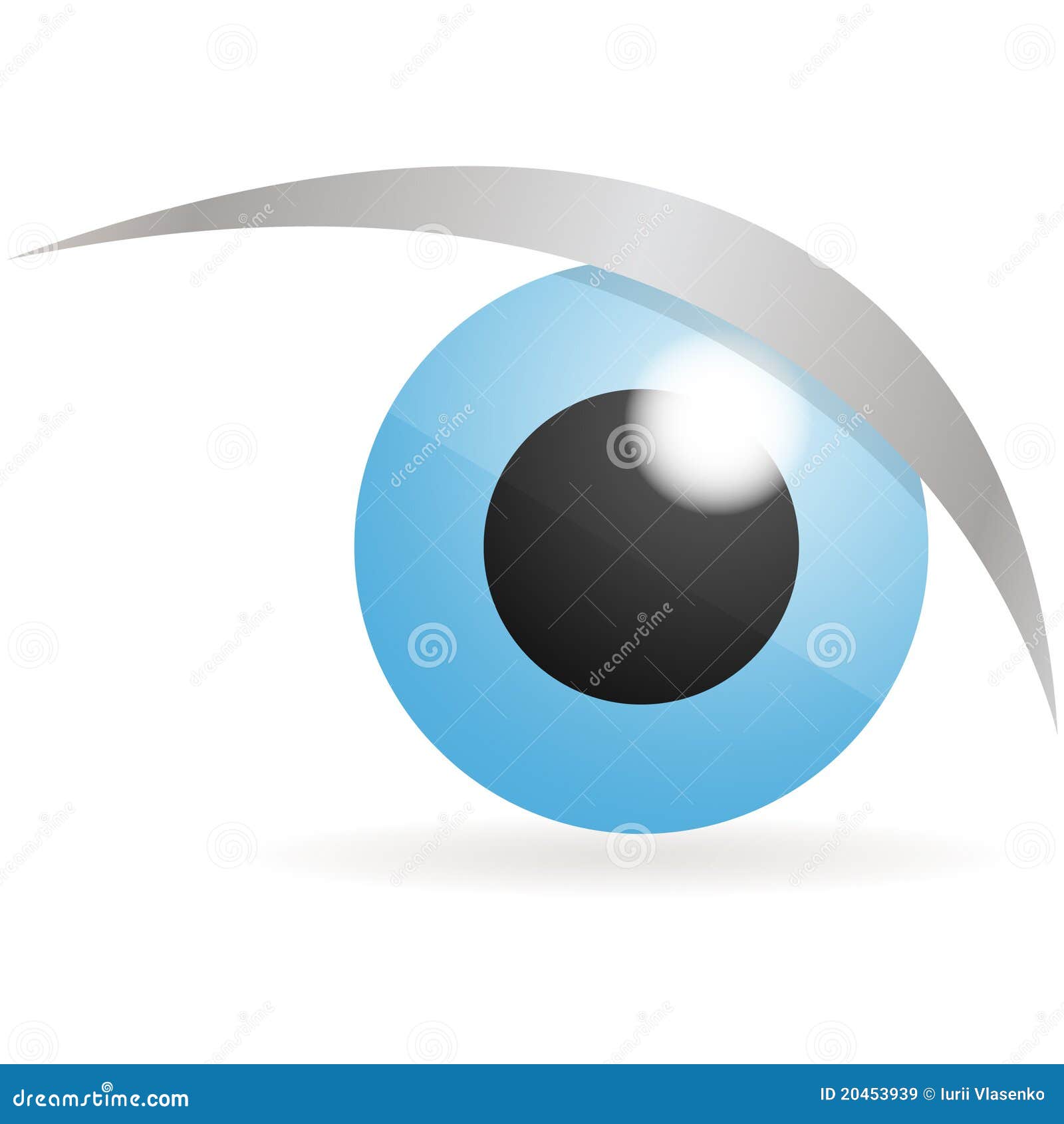 Glass eye logo stock vector. Illustration of medicine 20453939