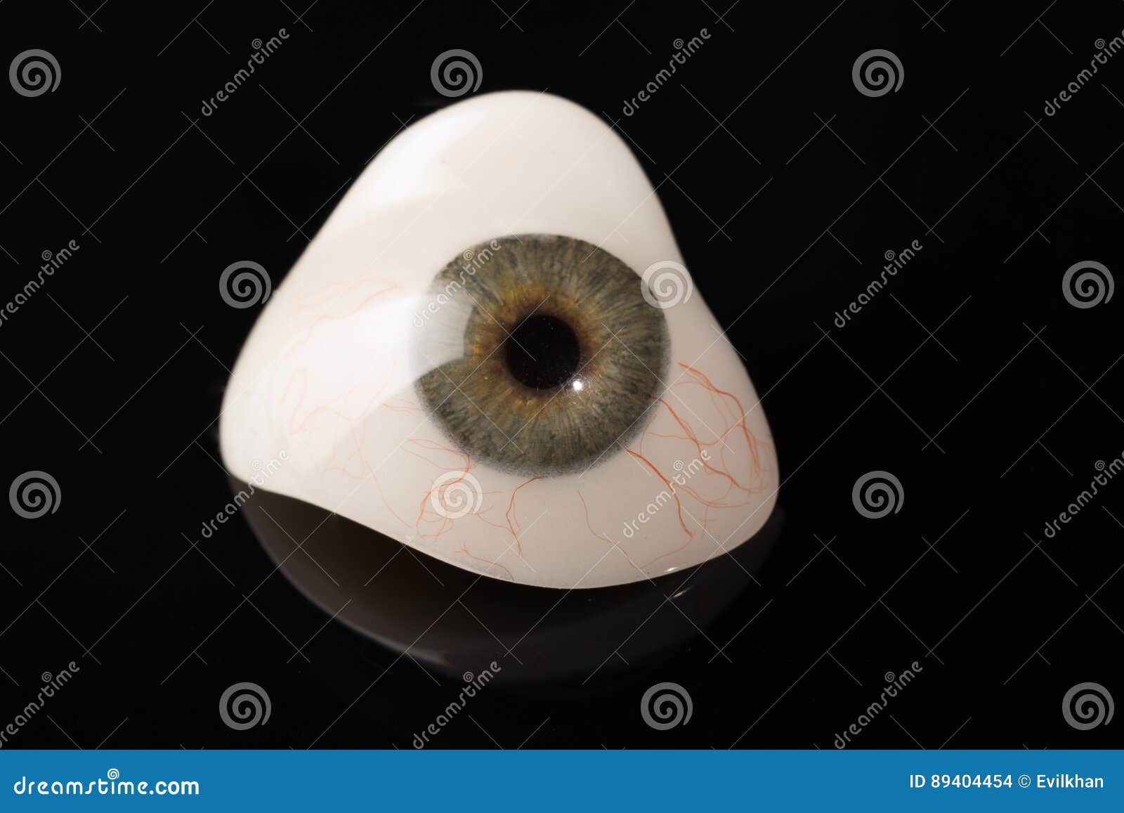 Glass Eye Prosthetic or Ocular Prosthesis on Black Stock Photo Image of close, black 89404454