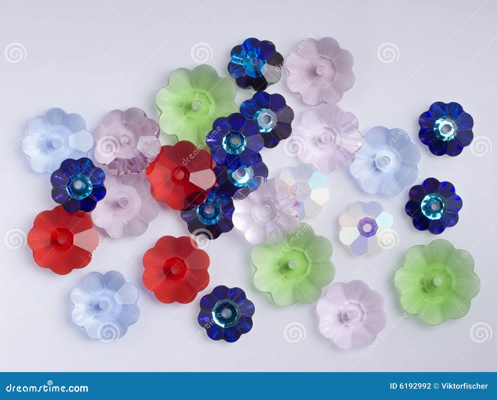 Glass flower beads stock photo. Image of green, delicate 6192992