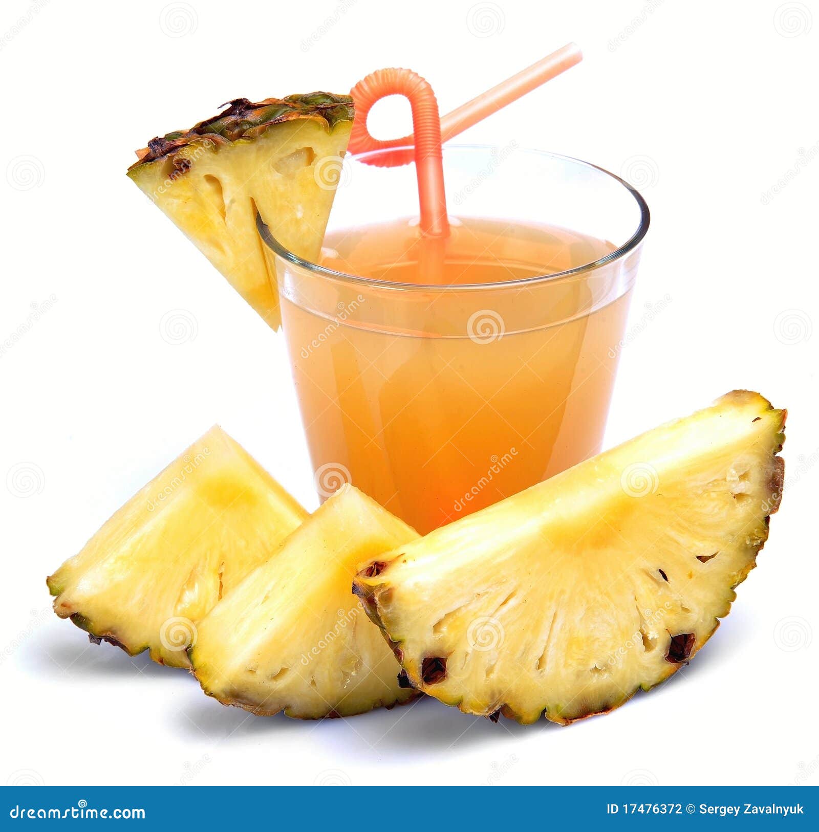 Glass of Fresh Pineapple Juice and Pineapple Stock Photo Image of