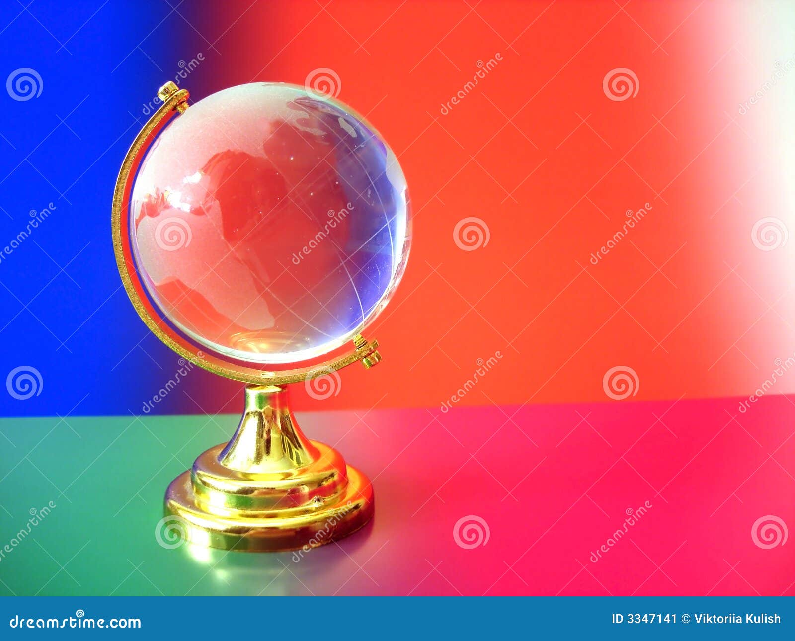 Glass Globe Of The World Picture. Image 3347141