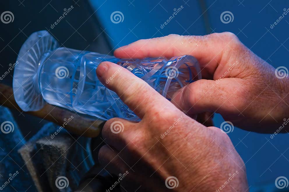 Glass grinding stock image. Image of rubbing 2902499
