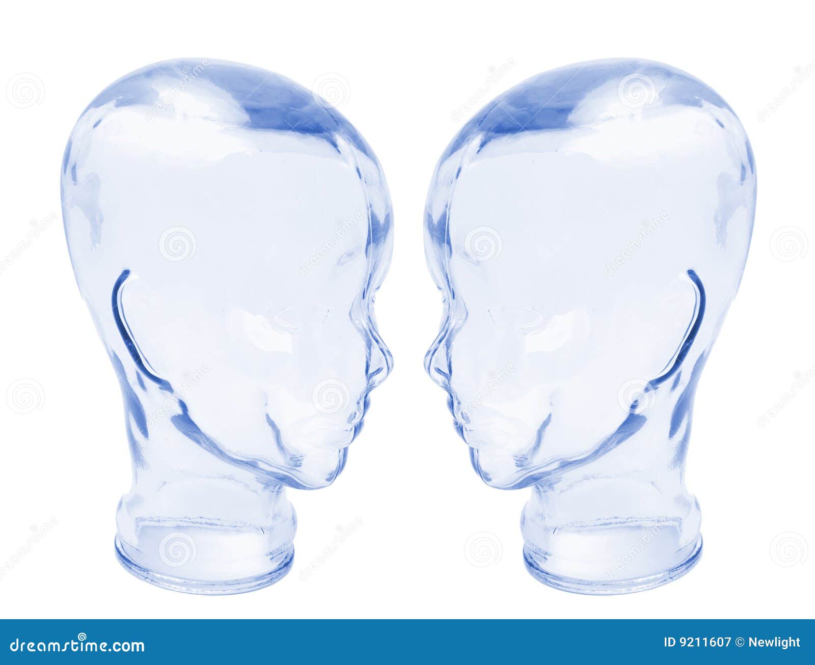 Glass Heads stock image. Image of fragile, still, display 9211607