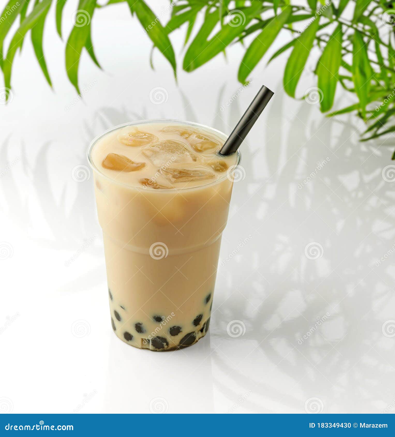 Iced bubble tea stock photo. Image of away, chinese 183349430