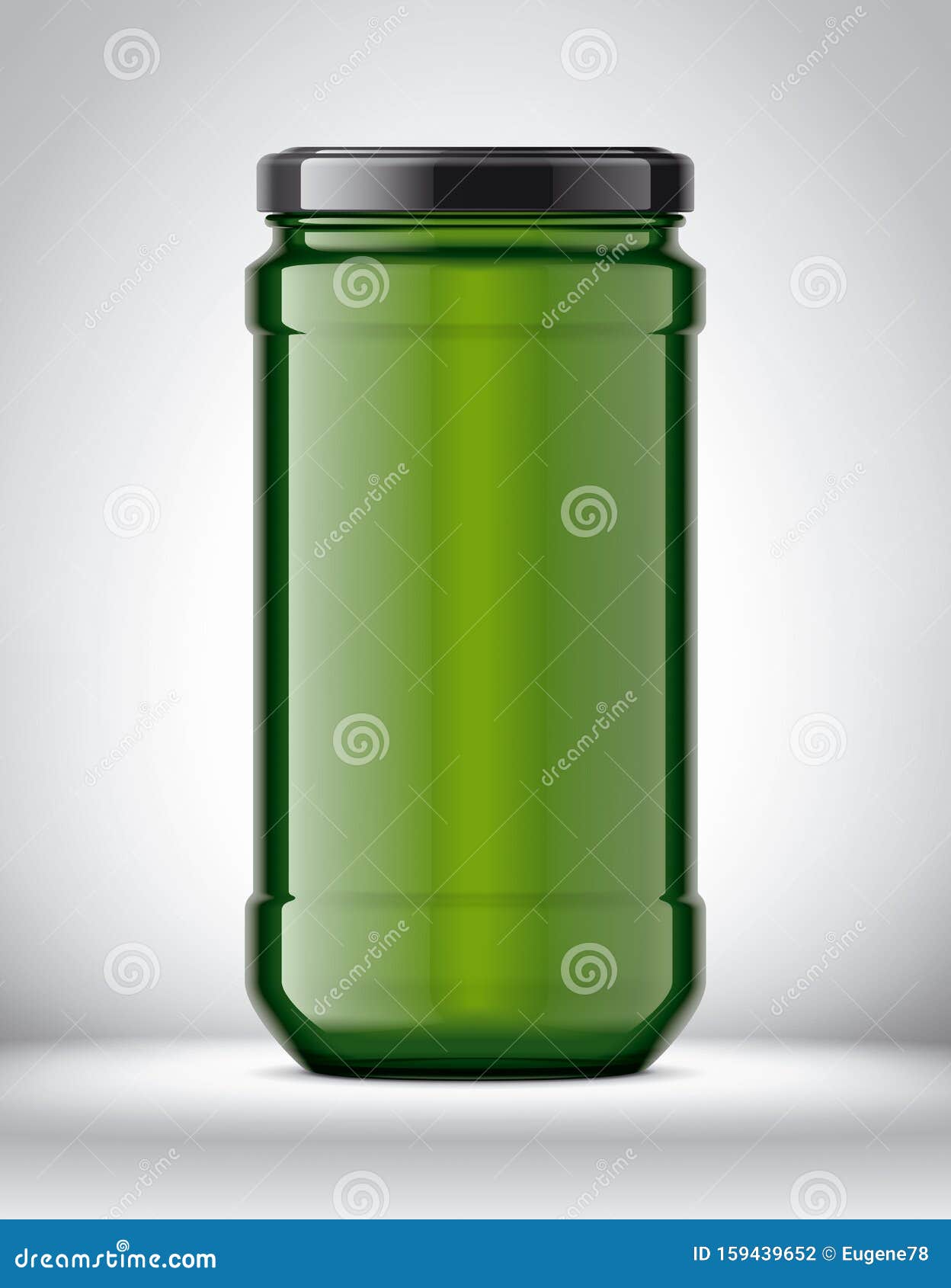 Glass Jar on Background stock vector. Illustration of mayonnaise