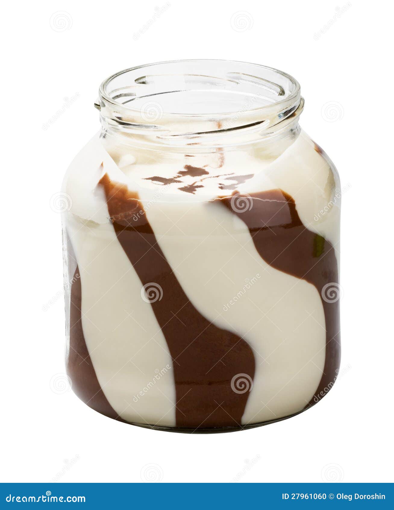 Glass Jar with Chocolate Spread Stock Photo Image of liquid, eating