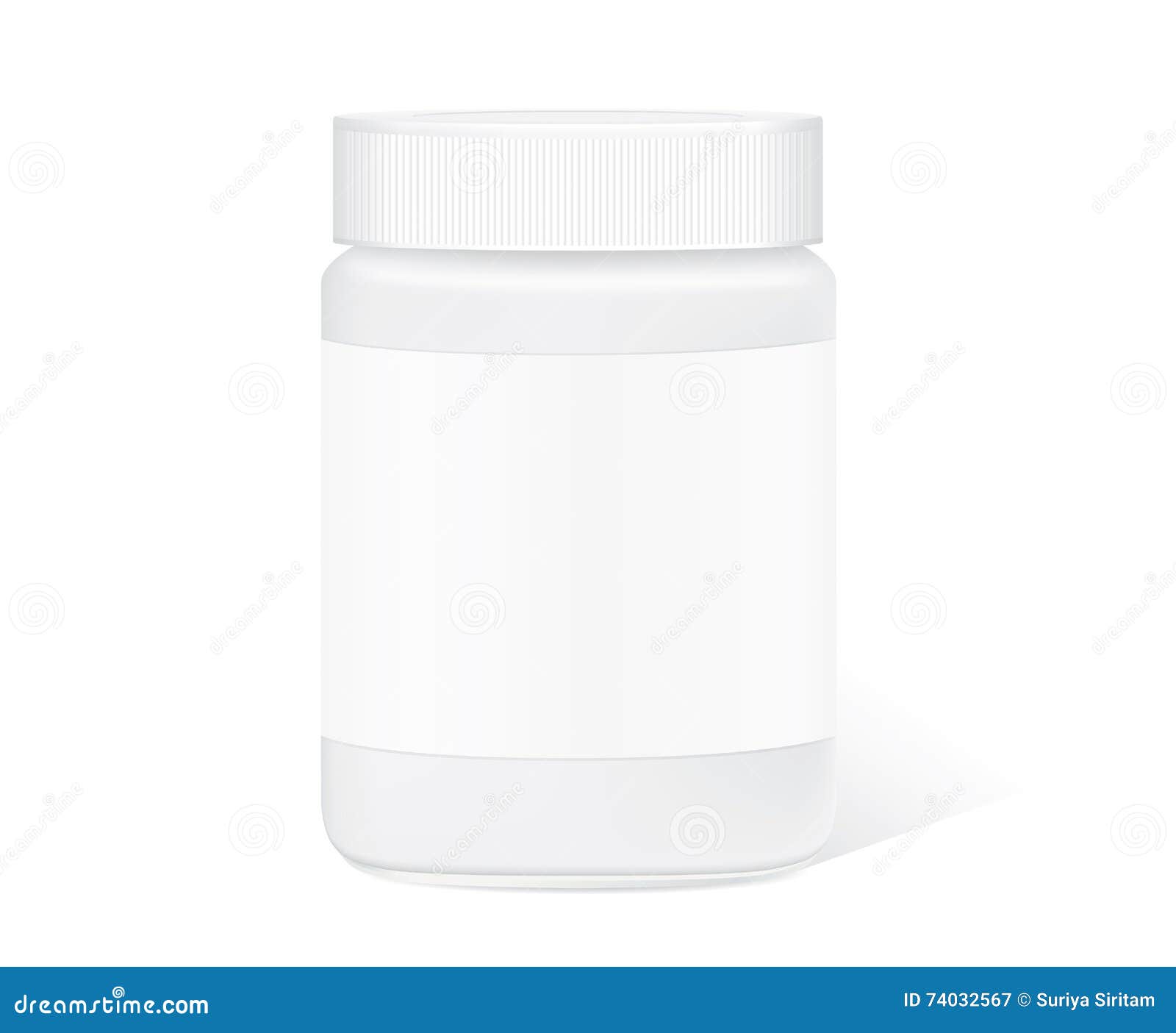 Glass jar with clear label stock vector. Illustration of pharmacy