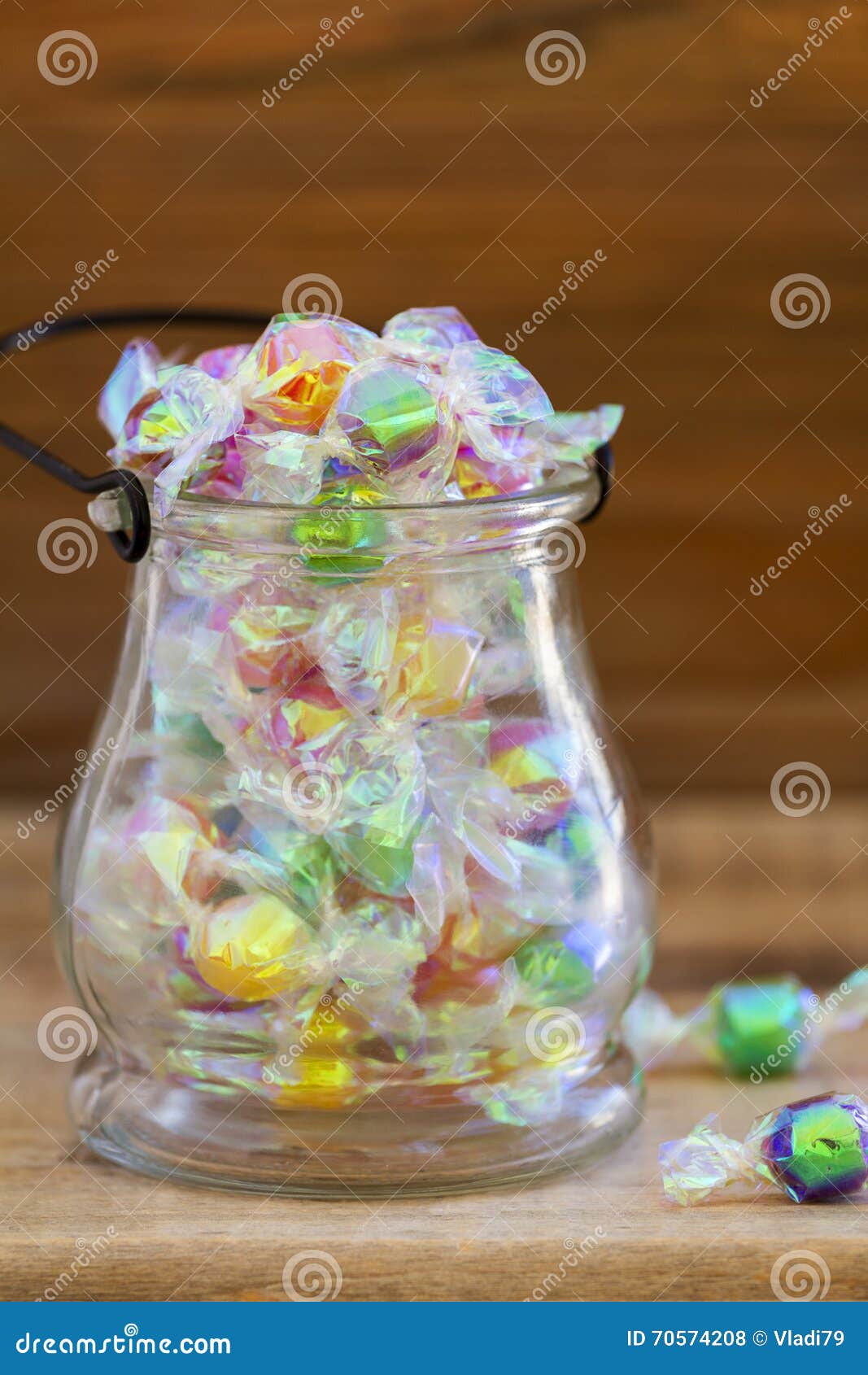 Glass Jar full of Candy stock photo. Image of view, group - 70574208
