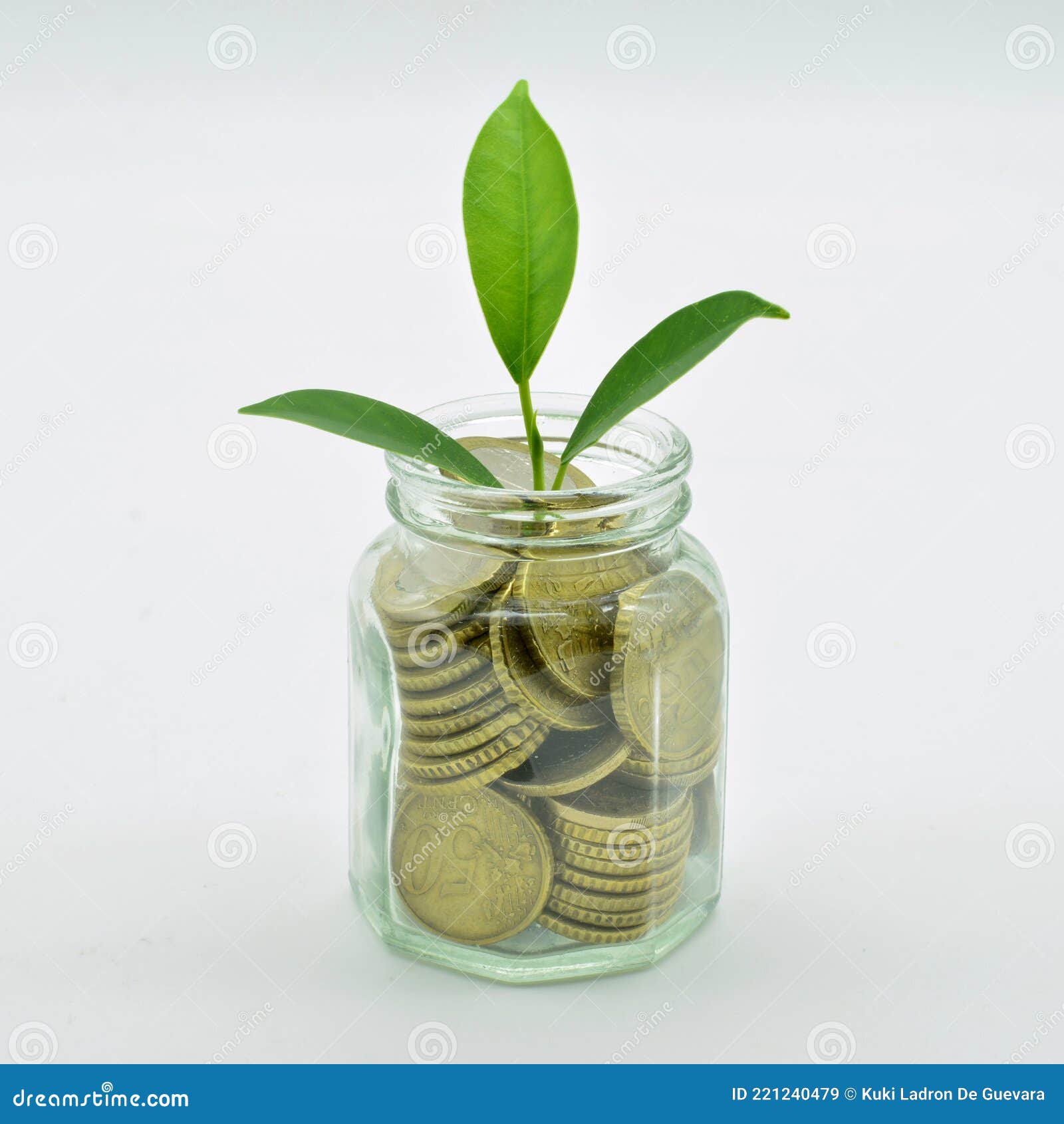 glass jar full of coins