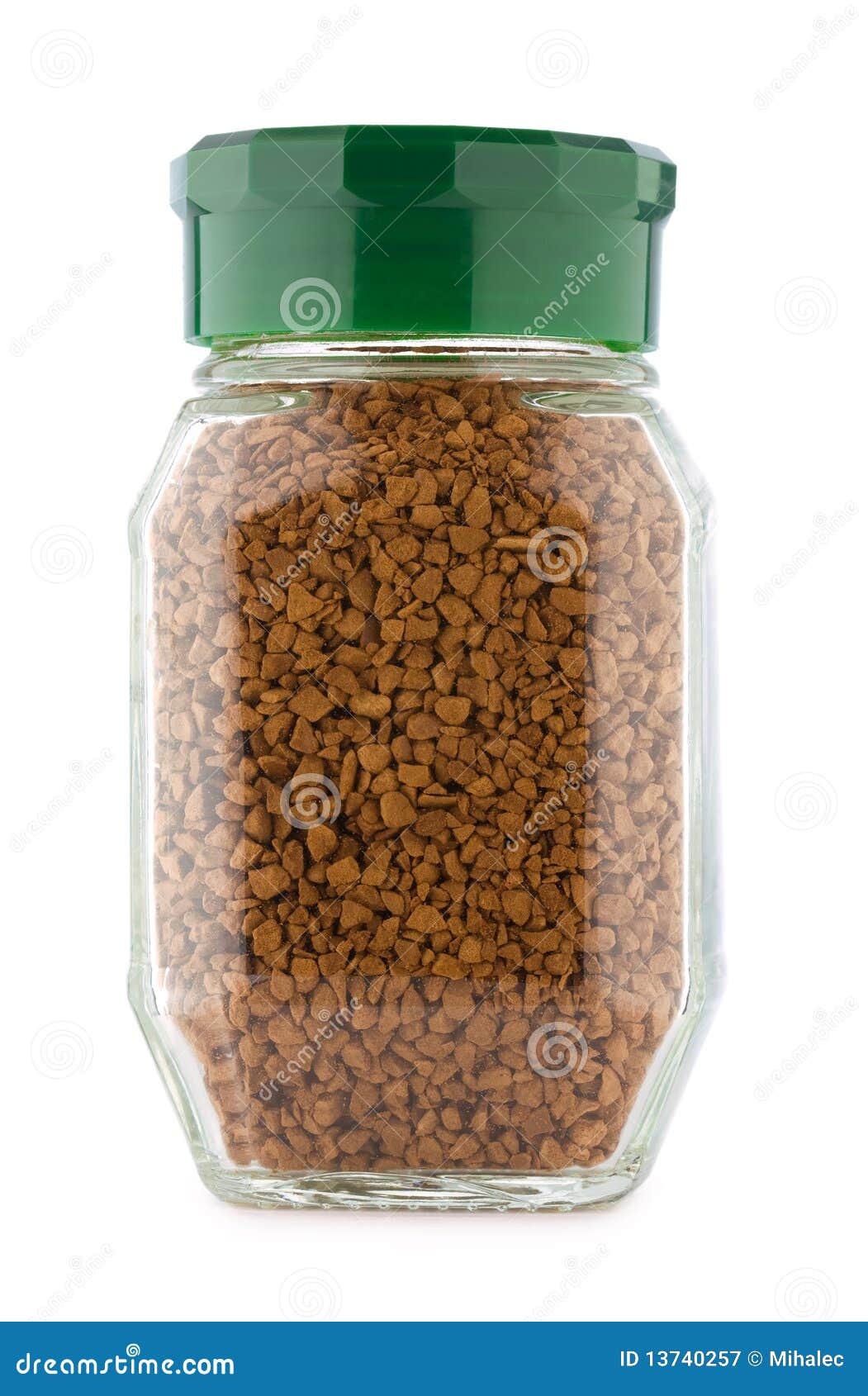 Download Glass Jar Of Instant Coffee Stock Image Image Of Filled Isolated 13740257 Yellowimages Mockups