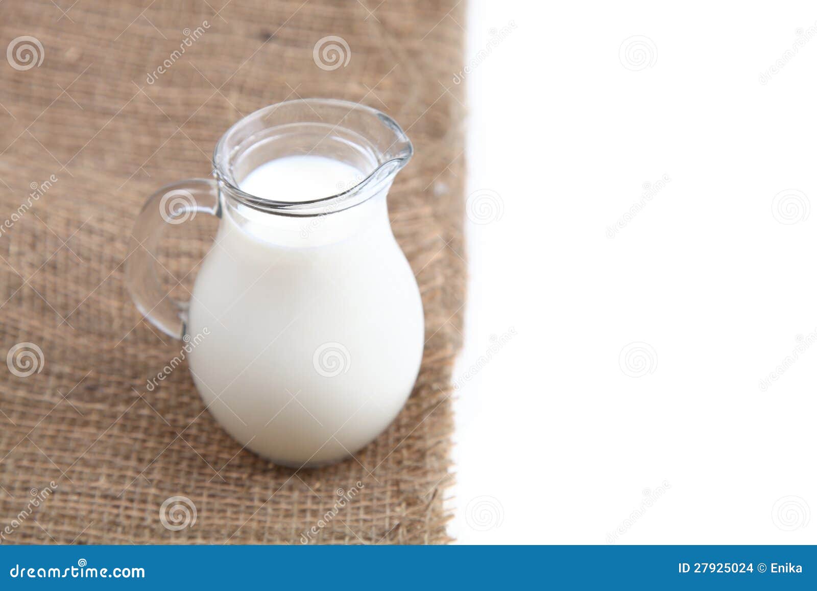 Glass jug with milk stock photo. Image of protein, pure 27925024