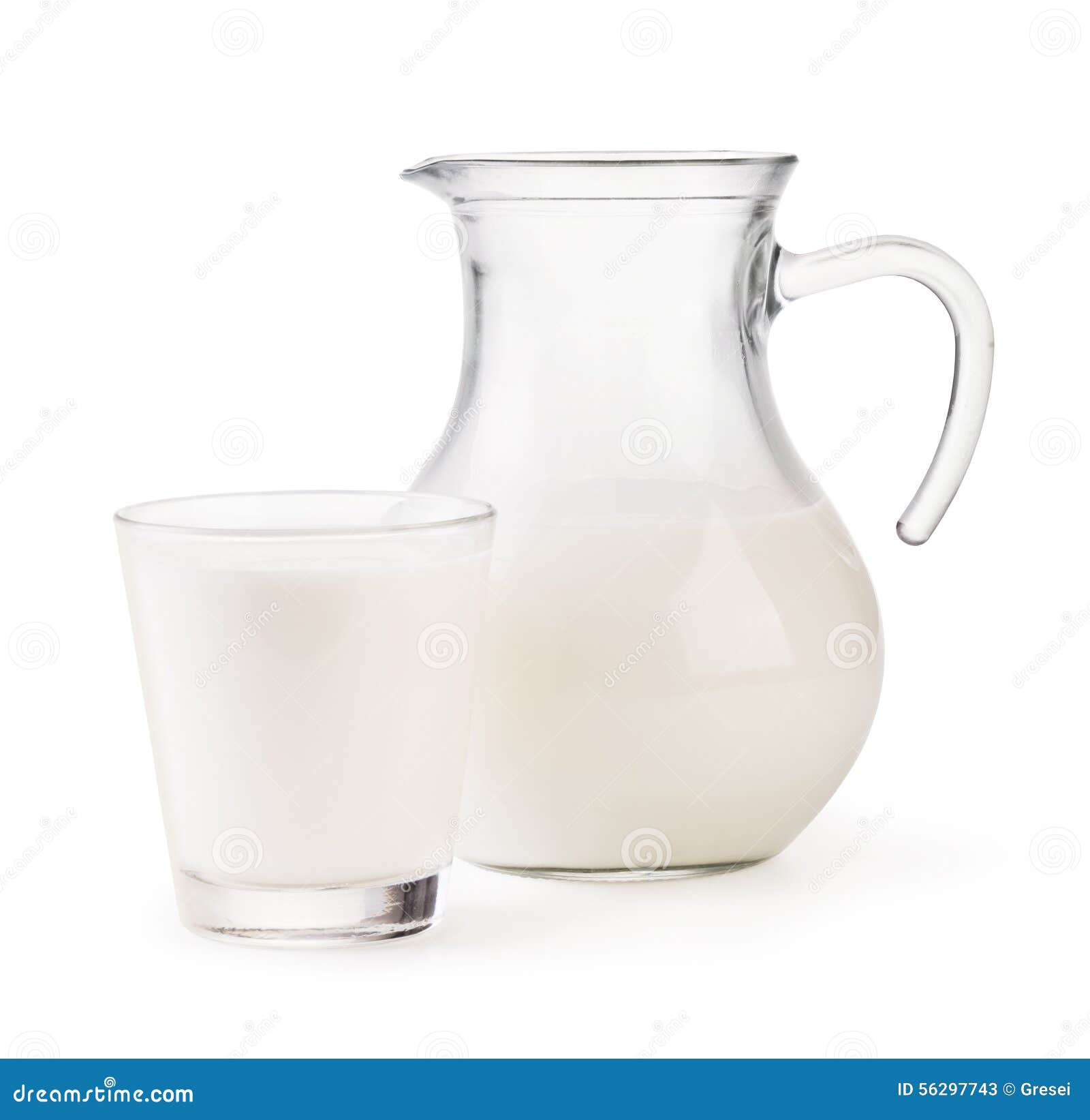 Glass jug milk stock image. Image of cream, healthy, white 56297743