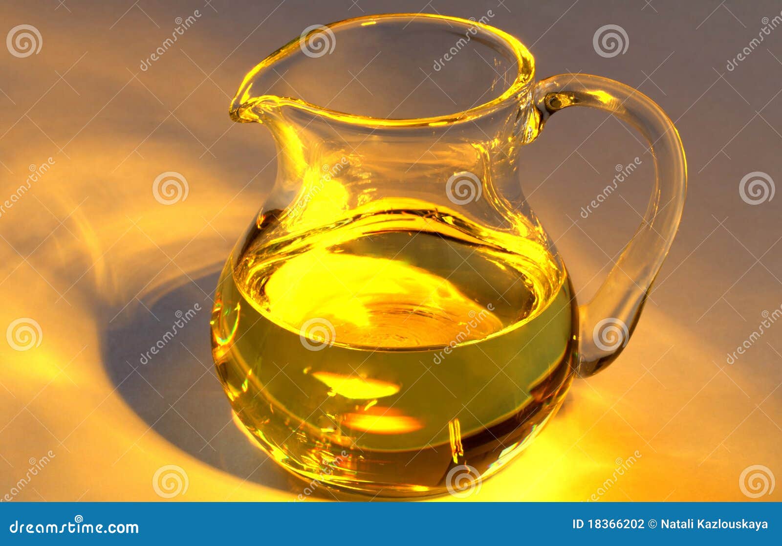 Glass jug with olive oil stock photo. Image of lunch 18366202