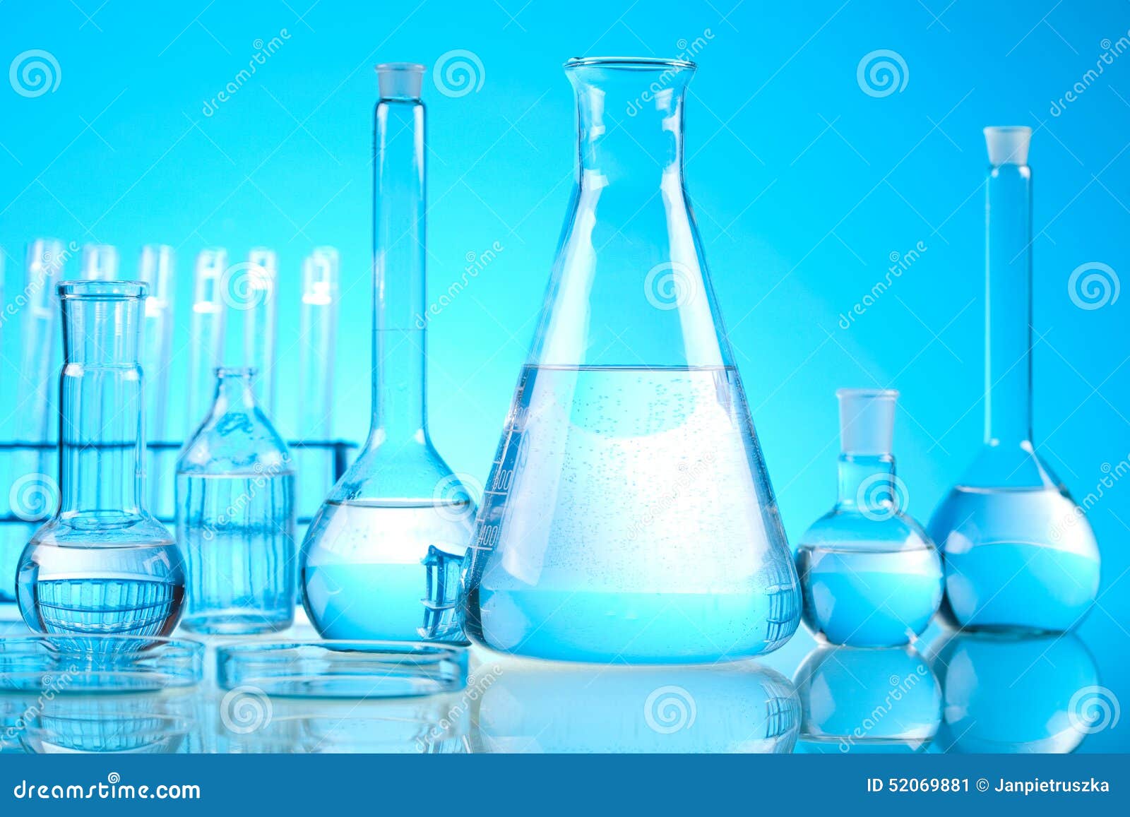 Glass in Laboratory, Bright Modern Chemical Concept Stock Image Image of instrument
