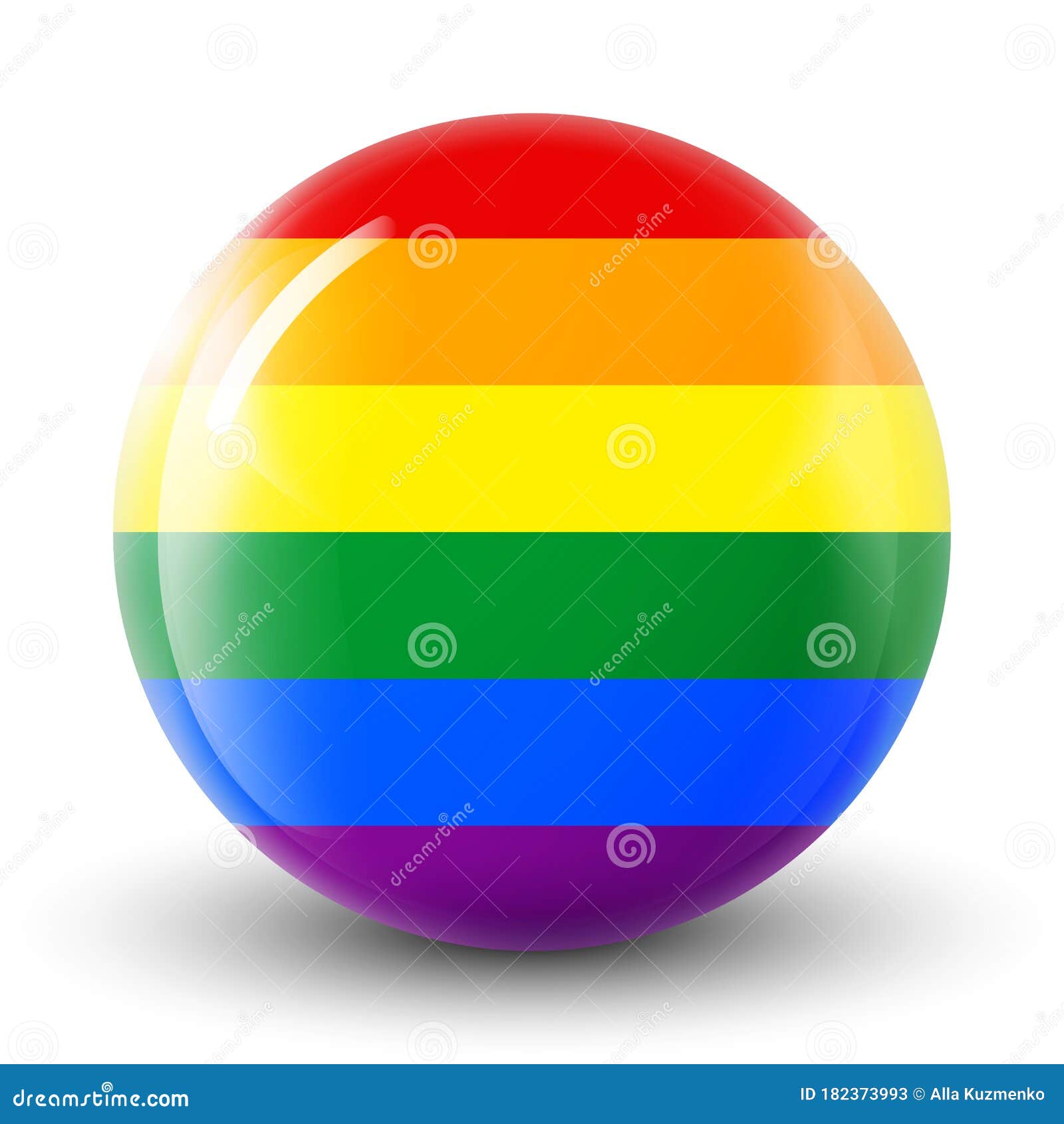 LGBTQ+ Gay Pride Glossy Sticker
