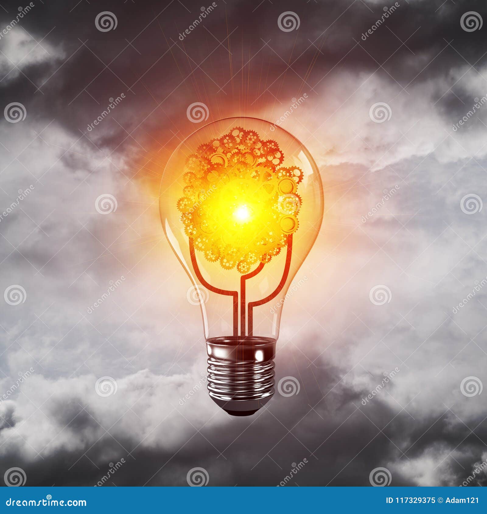 eco innovations concept by means of lightbulb.