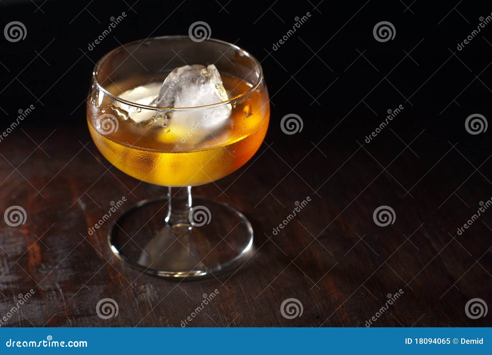 Glass with liqueur stock image. Image of golden, goblet 18094065
