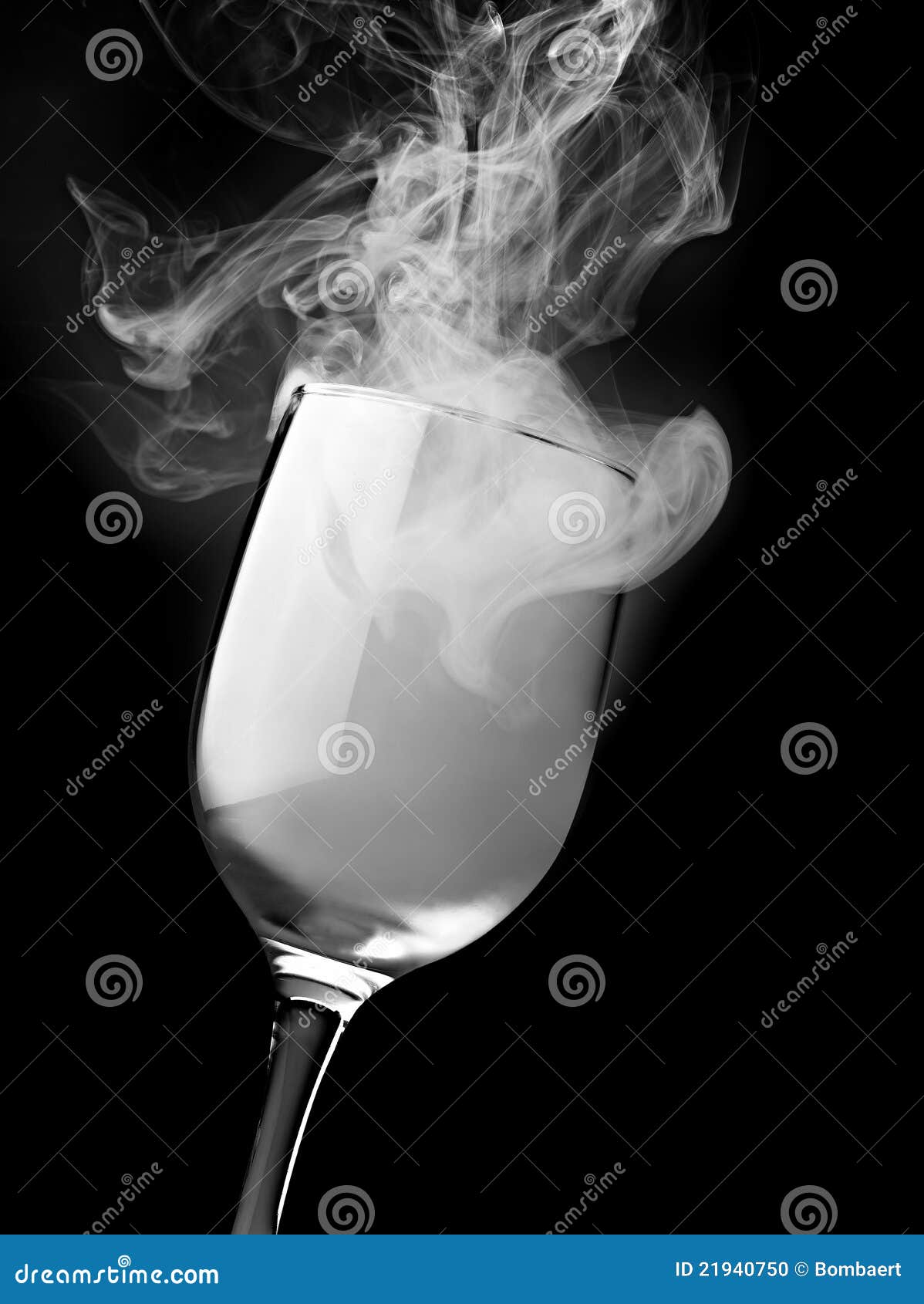 Glass of magical smoke stock photo. Image of incense 21940750