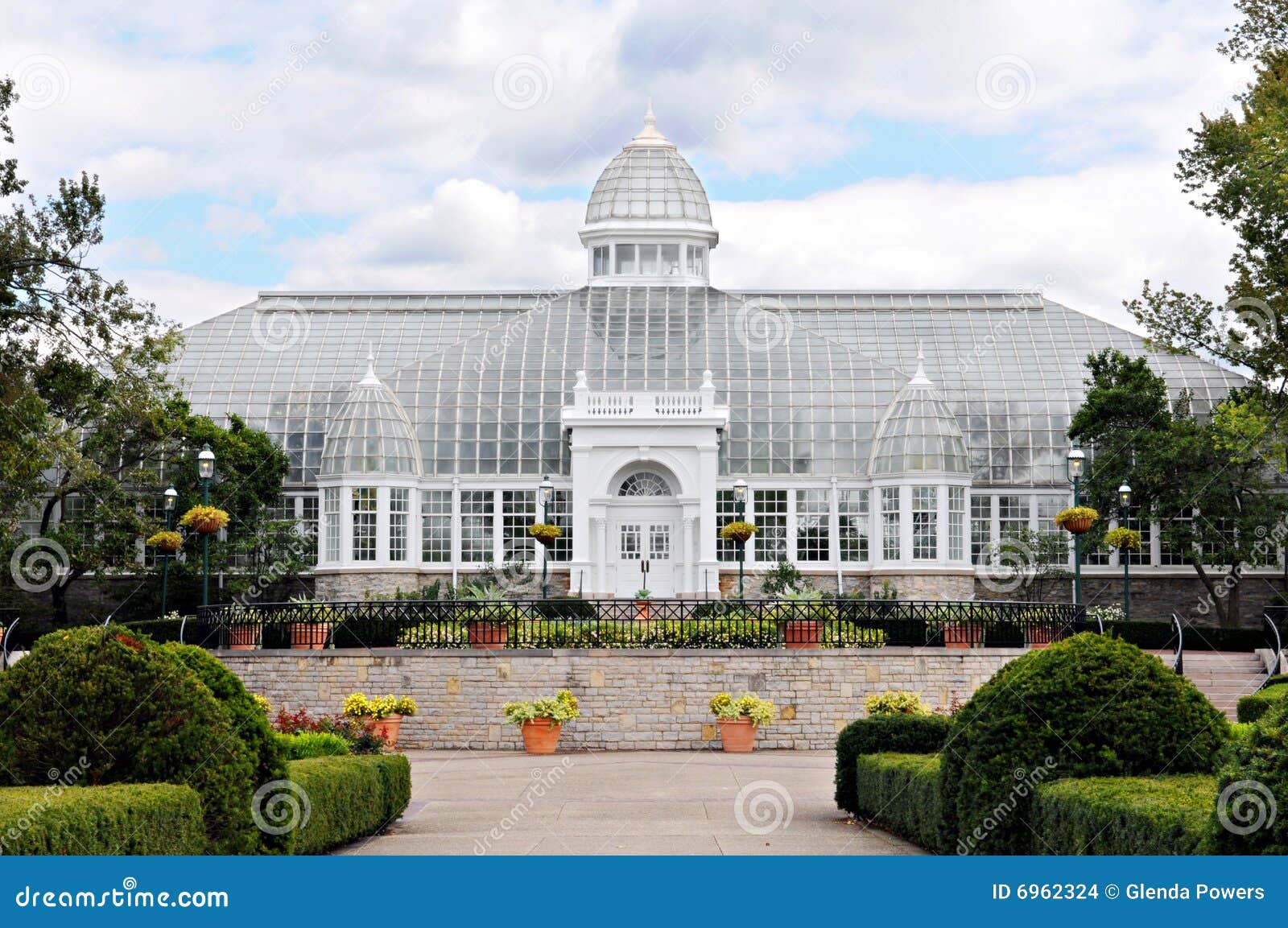 Glass Mansion Conservatory Stock Photo Image Of Outdoors 6962324